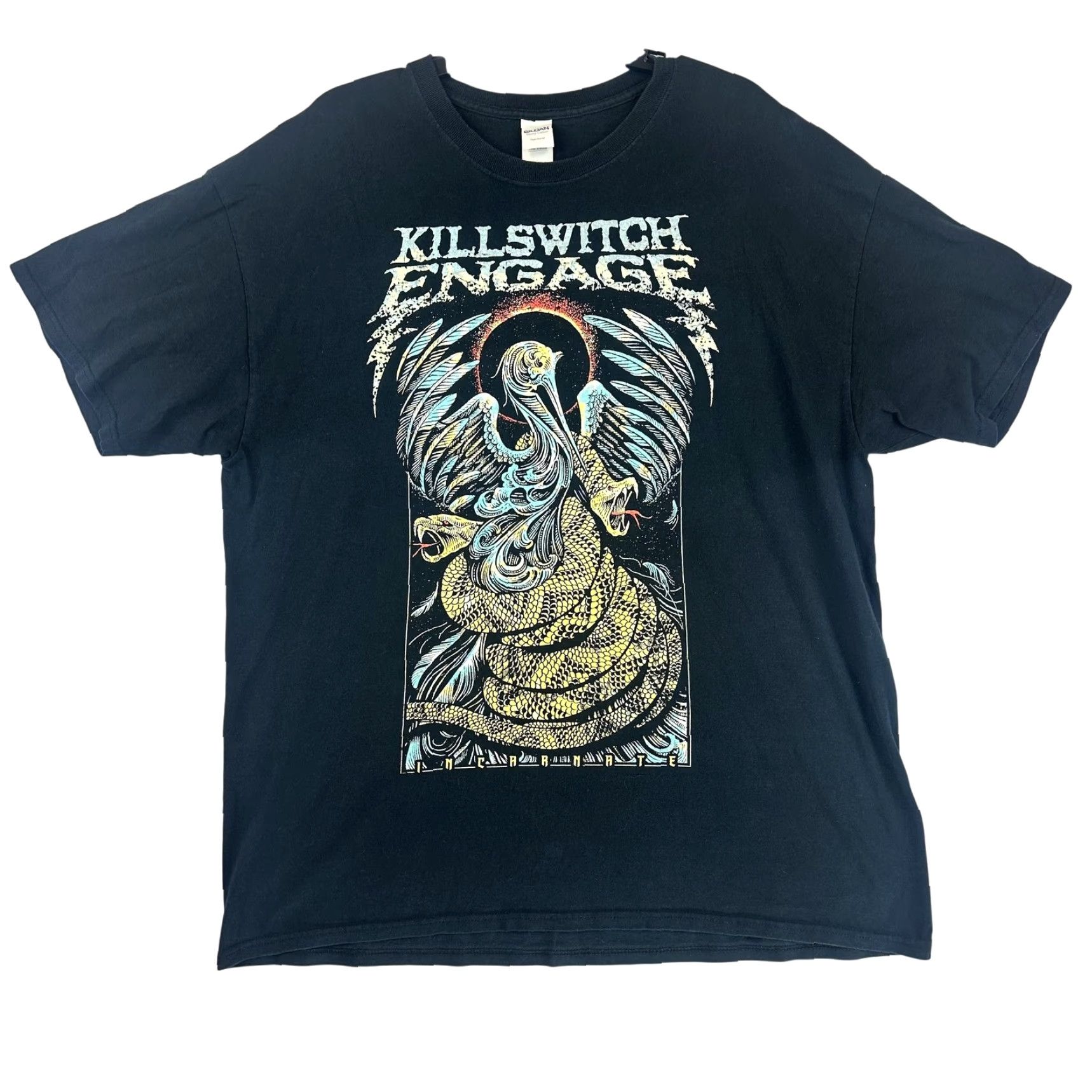 Gildan Killswitch Engage Shirt Mens XL Black Incarnate Winter Tour 2018 Band Graphic Size US XL / EU 56 / 4 - 2 Thumbnail