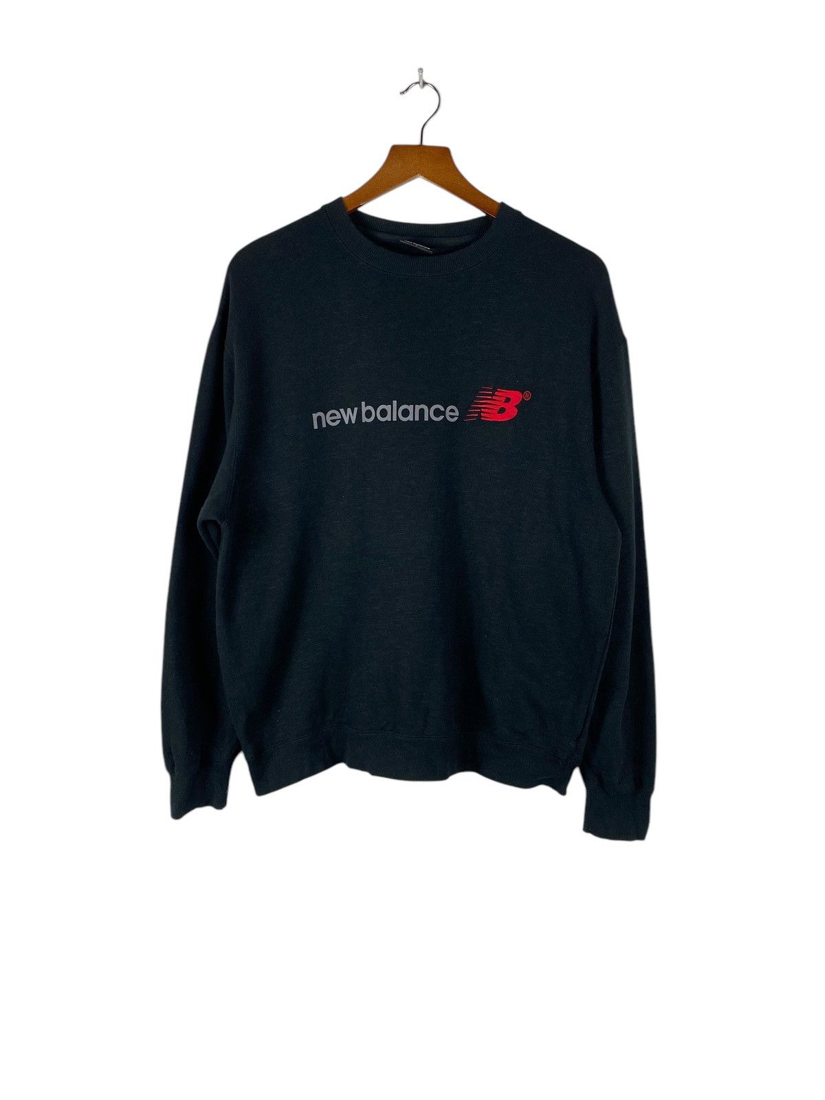 New Balance Vintage New Balance Spellout Logo Sweatshirt Size US L / EU 52-54 / 3 - 1 Thumbnail
