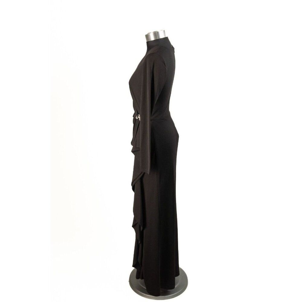Ralph Lauren Ralph Lauren Long Sleeve Ruffle Trim Jersey Evening Gown Na Size M / US 6-8 / IT 42-44 - 7 Thumbnail