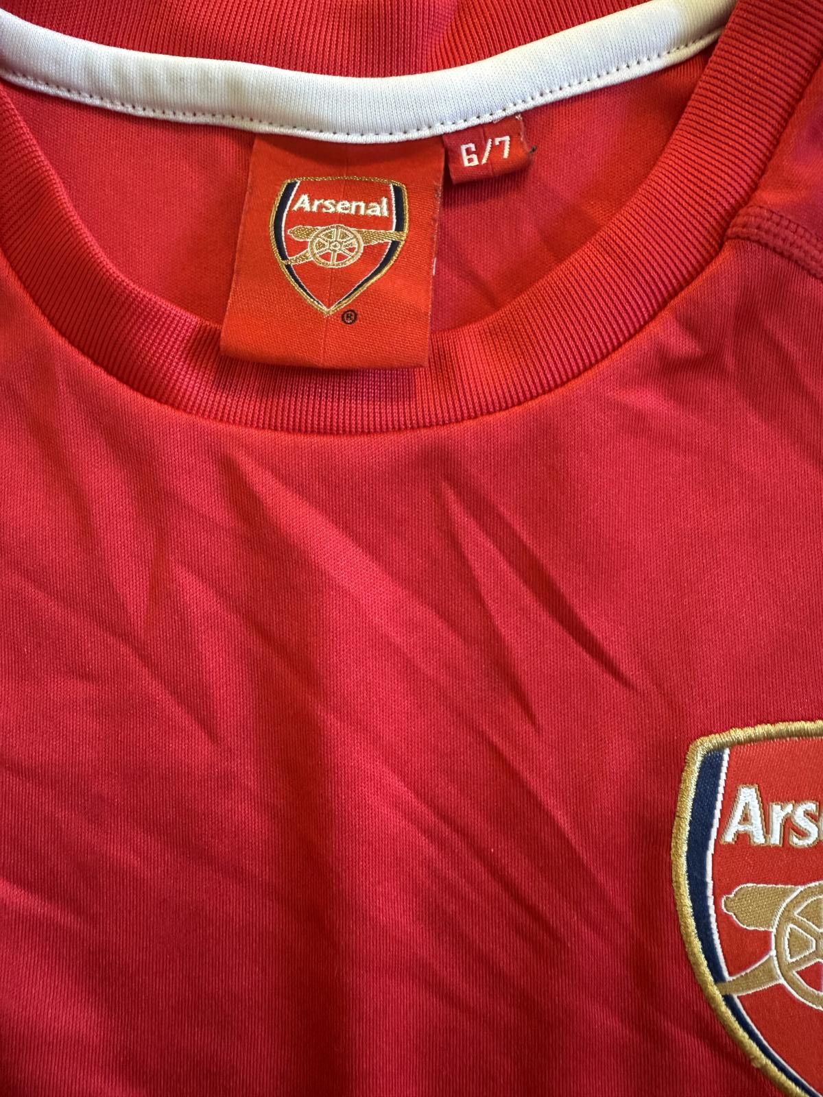 Designer Arsenal Kids Red and White Sports Jersey Size 8 Size US S / EU 44-46 / 1 - 4 Thumbnail