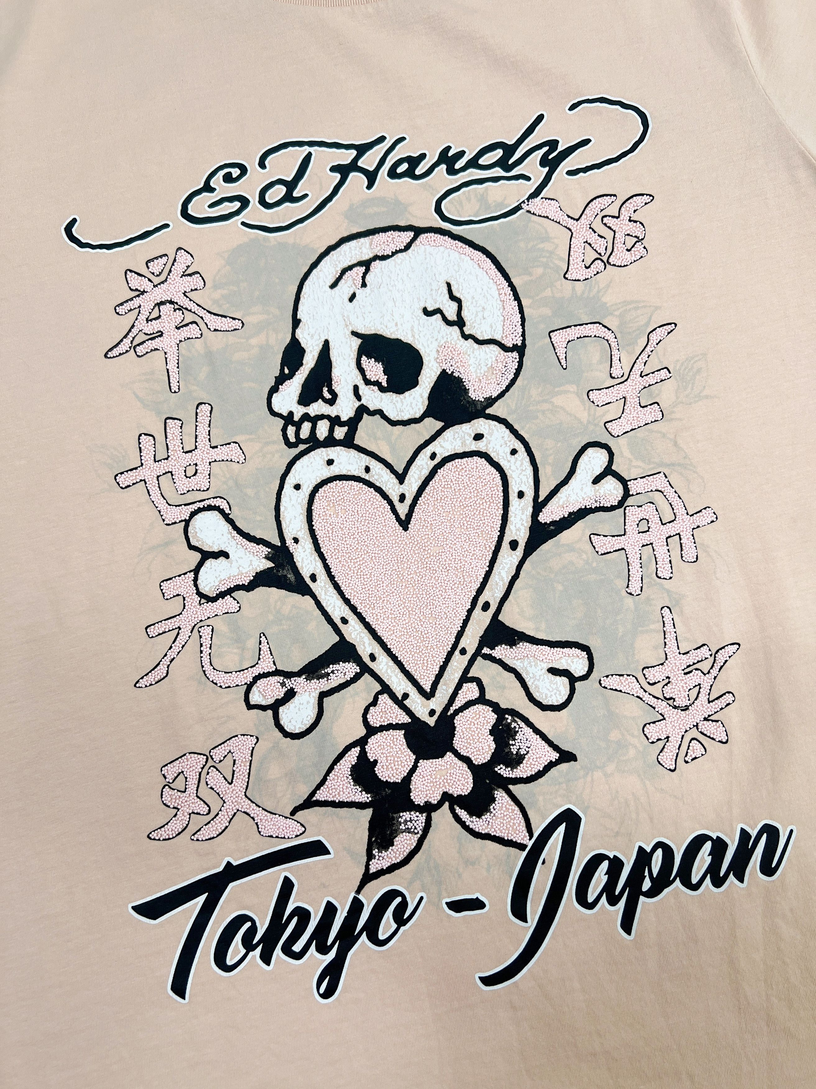 Christian Audigier × Ed Hardy Ed Hardy T-Shirt Tokyo Japan Skull Logo Size US M / EU 48-50 / 2 - 7 Thumbnail