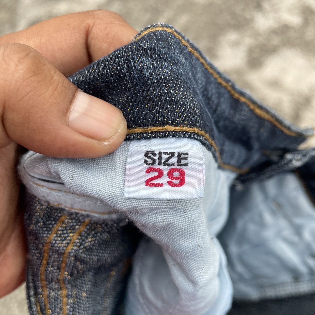 Japanese Brand Vintage Japanese Designer Rare Denim Size 29" - 5 Thumbnail