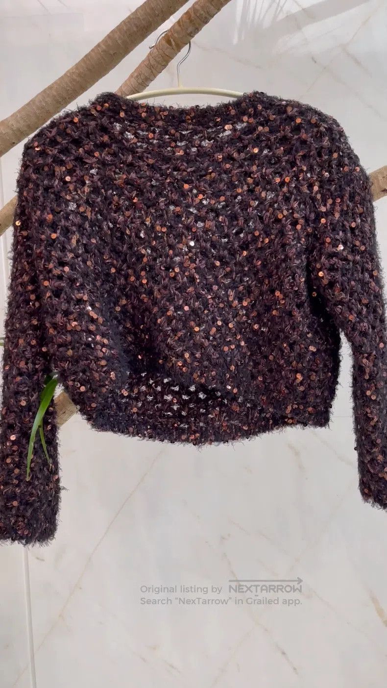 Brunello Cucinelli Brunello Cucinelli Heavy sequined knitted sweater Size M / US 6-8 / IT 42-44 - 1 Thumbnail