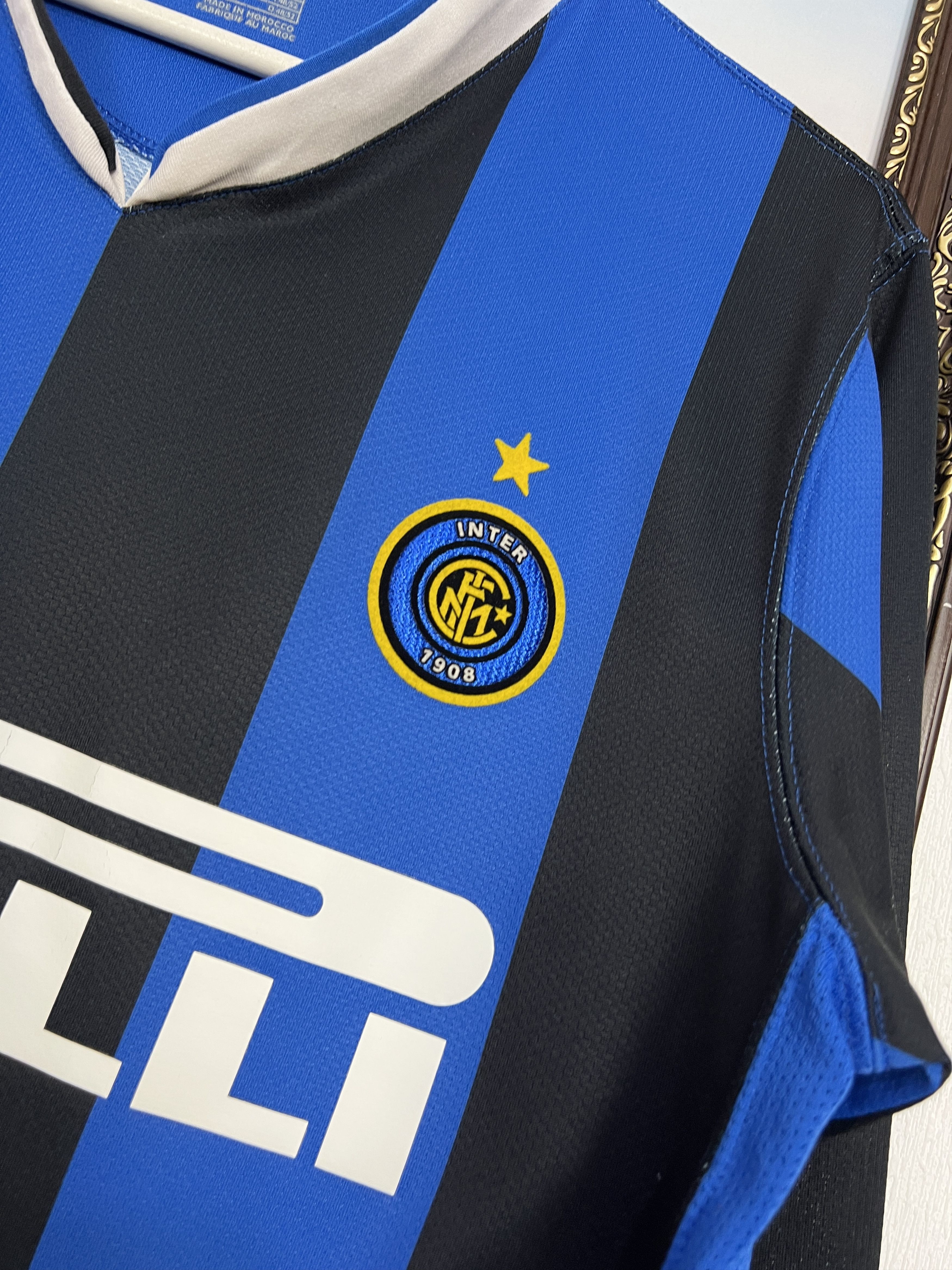 Nike Inter Milan football shirt Soccer Maglia Long Sleeve Jersey Size US M / EU 48-50 / 2 - 4 Thumbnail