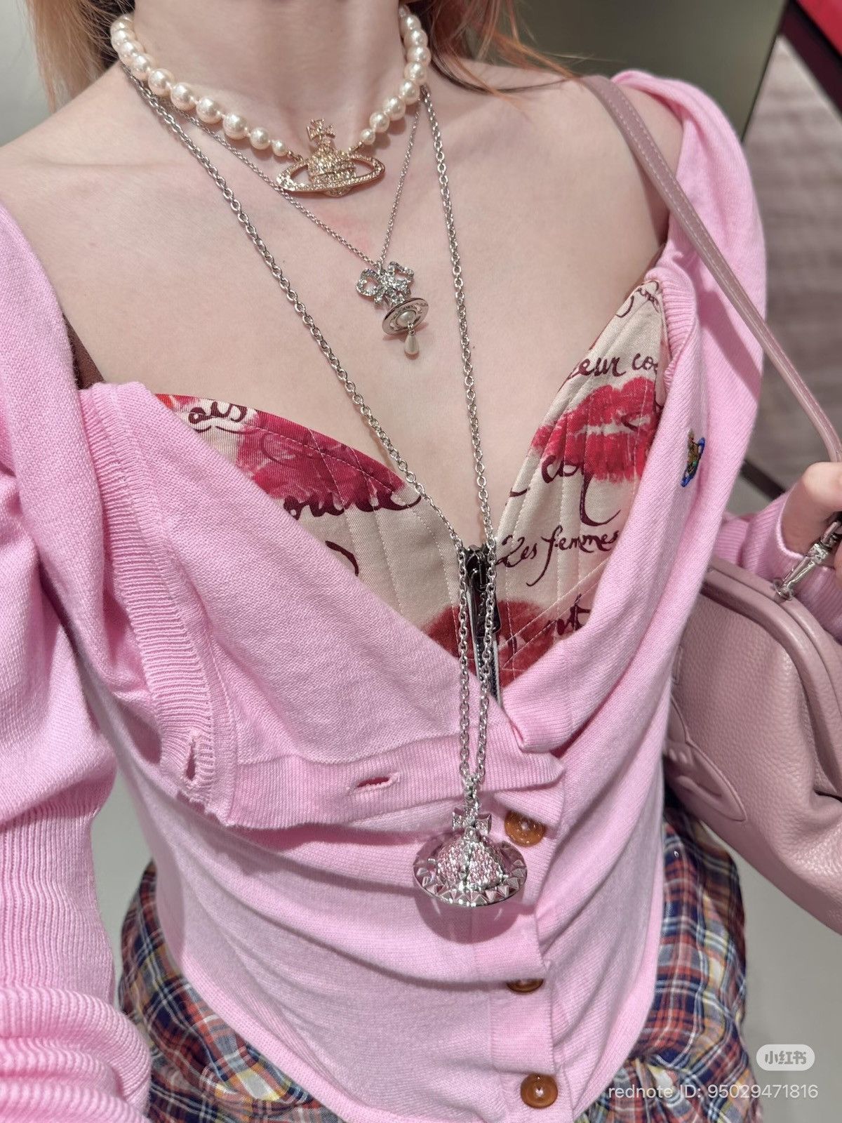 Vivienne Westwood Vivienne Westwood One-Row Pearl Bas Relief Choker Size ONE SIZE - 10 Thumbnail