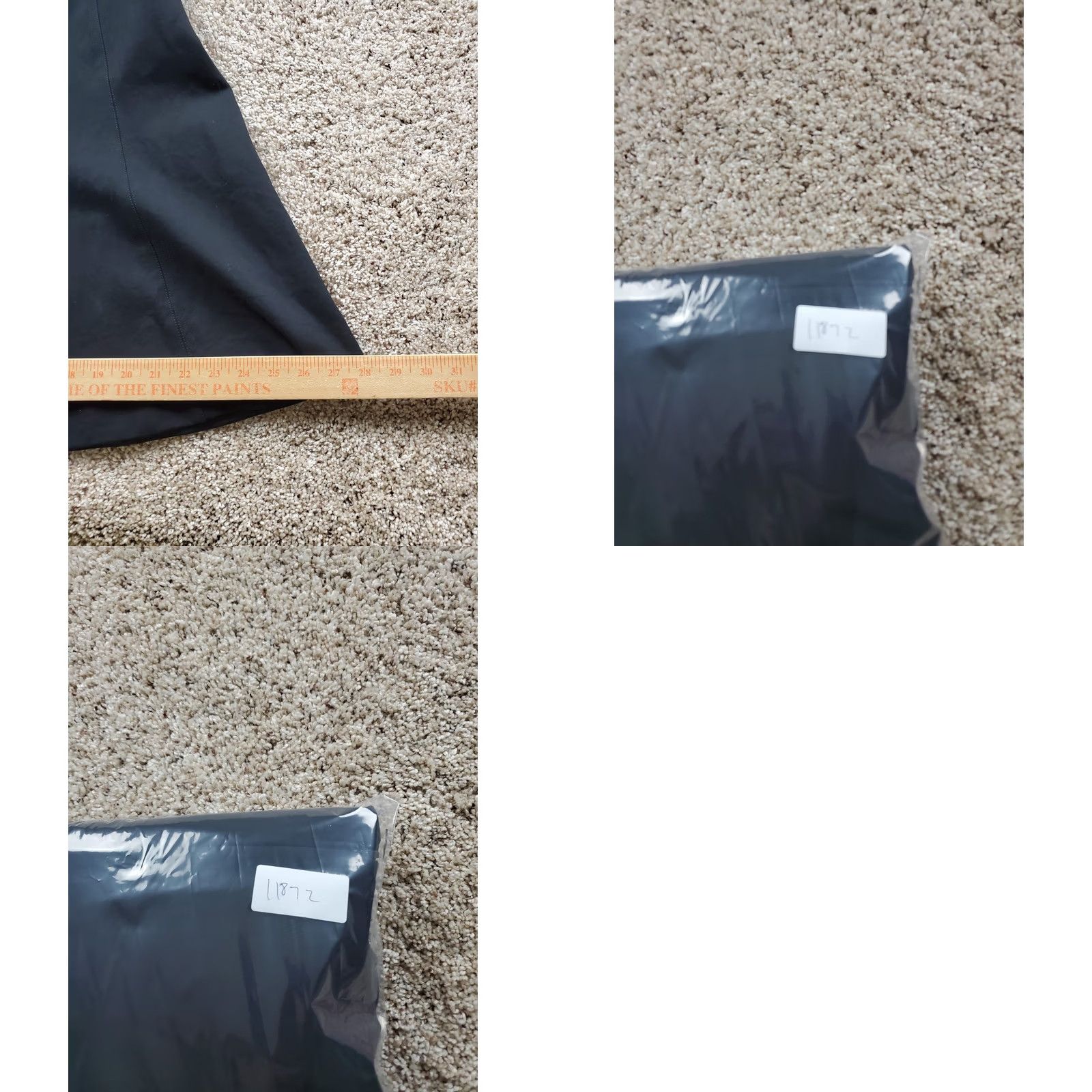 J.Crew J.CREW Dress Womens 4 Black Fit Flare Long Sleeve Knee Length Solid Classic Cocktail Workwear Formal Women Size S / US 4 / IT 40 - 9 Thumbnail
