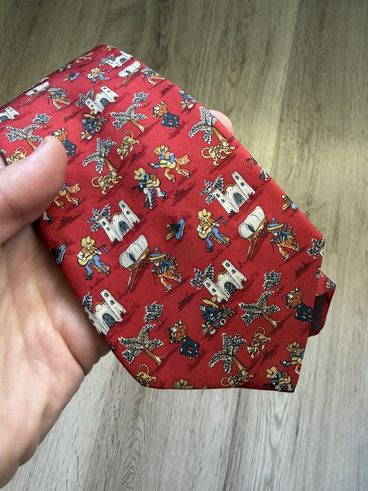 Salvatore Ferragamo Salvatore Ferragamo monogram tie Size ONE SIZE - 24 Thumbnail