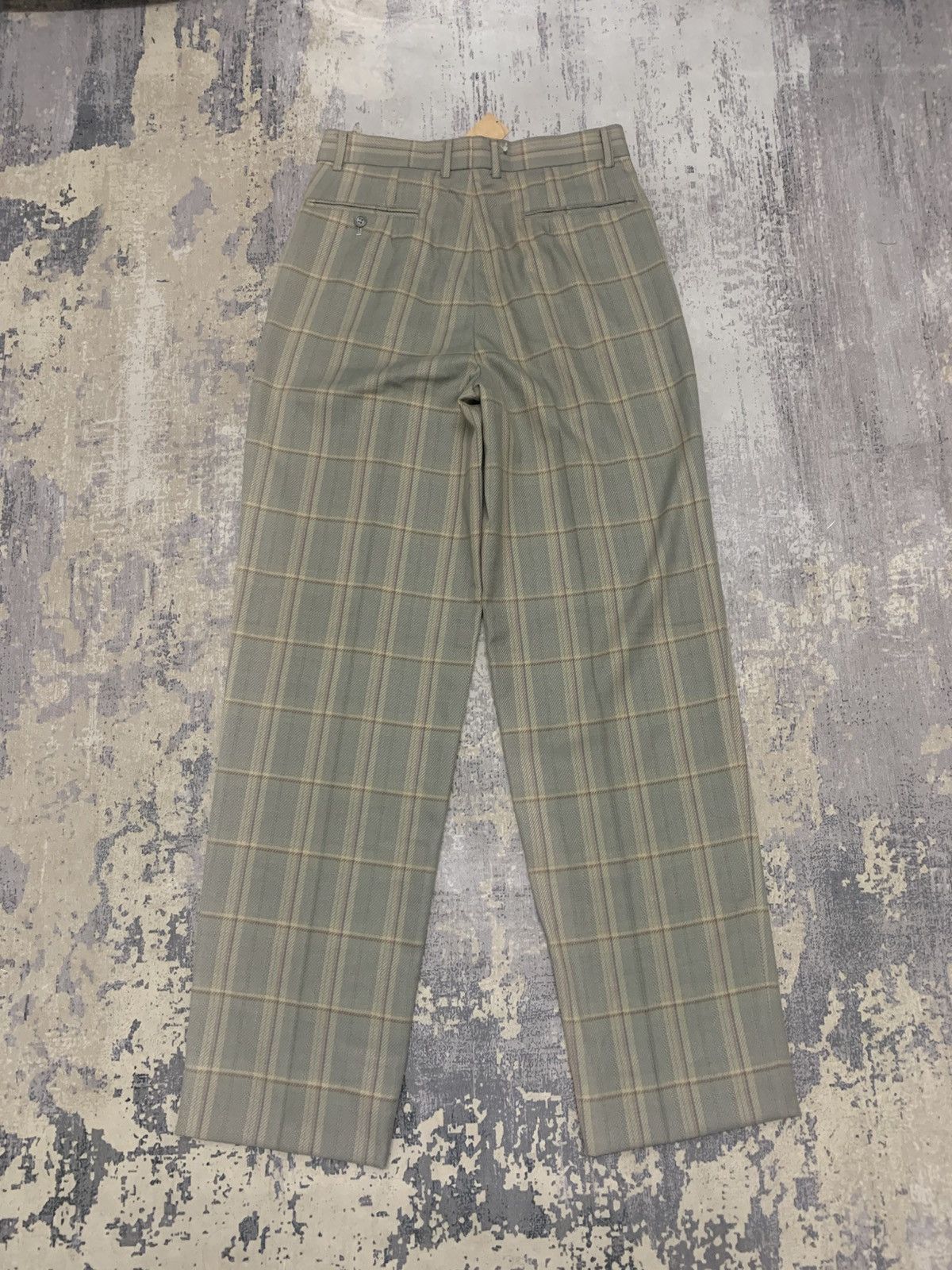 Vintage Vintage Japanese Alex Ave Wool Checkered Pants Size US 30 / EU 46 - 6 Thumbnail