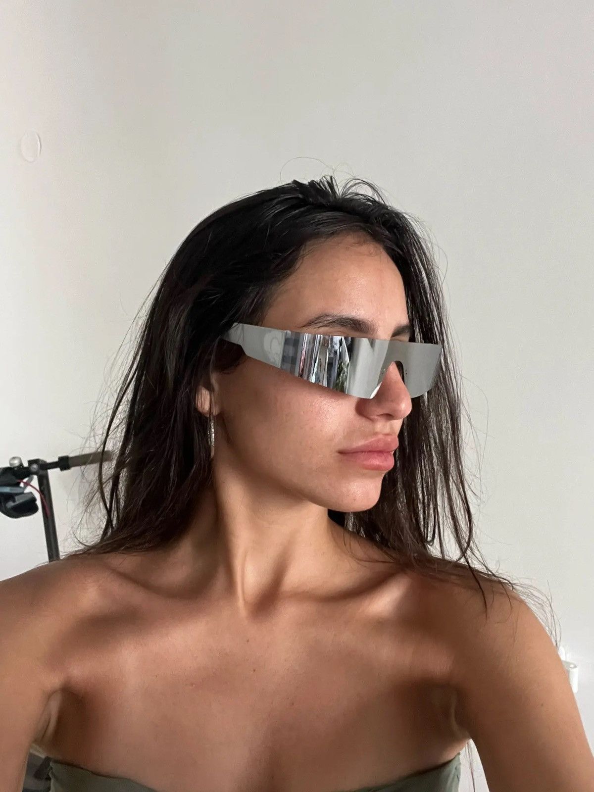 Electric Visual Silver mirror fashion punk sunglasses Size ONE SIZE - 3 Thumbnail