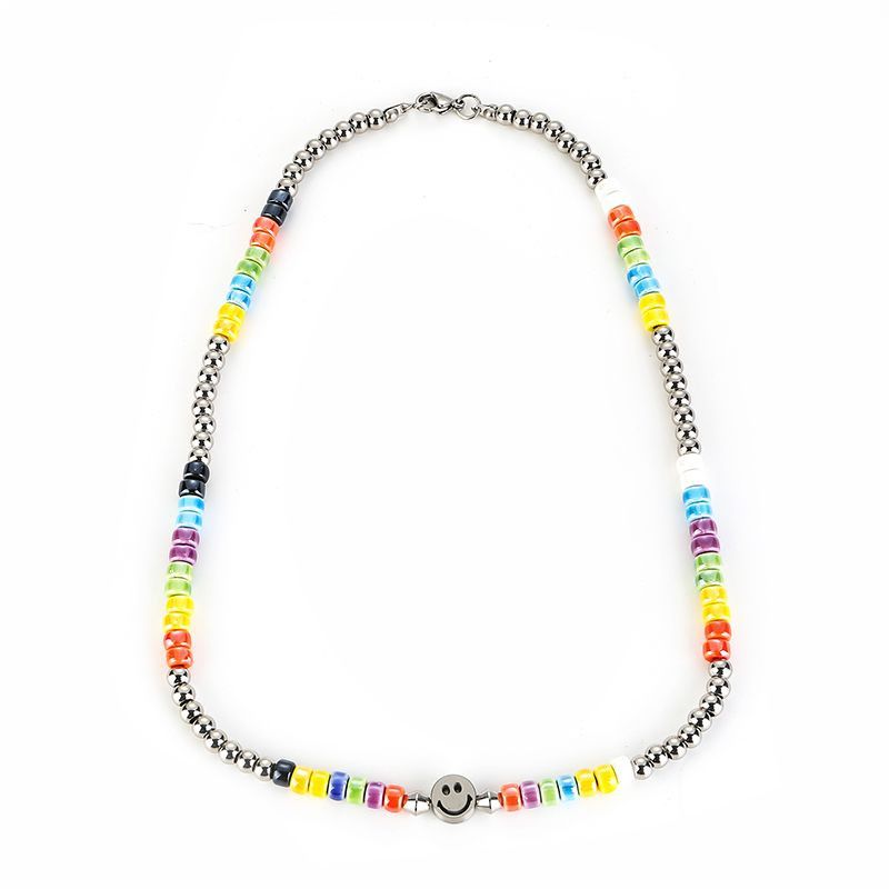 Jewelry Smile Hip-hop Bracelet Y2K Punk Chain Gotch Bracelets Chains Size ONE SIZE - 6 Thumbnail