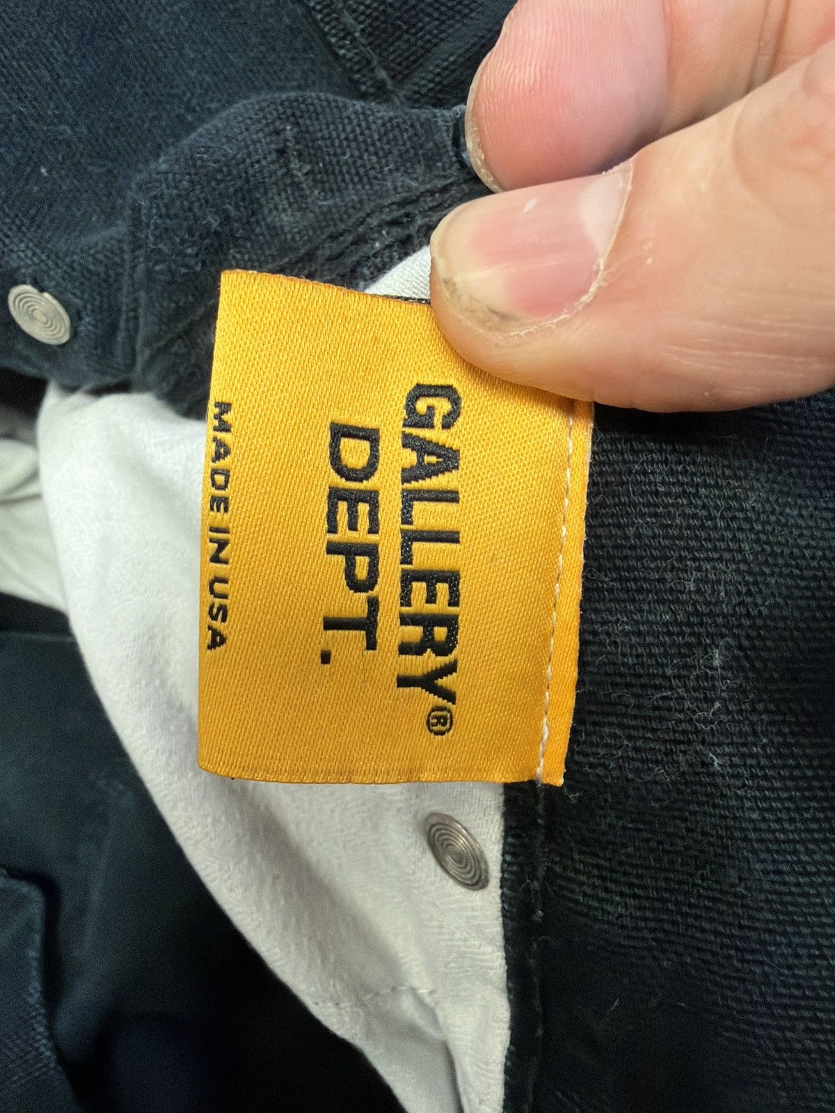 Gallery Dept. Gallery dept black carpenter double knee shorts Size US 36 / EU 52 - 4 Thumbnail
