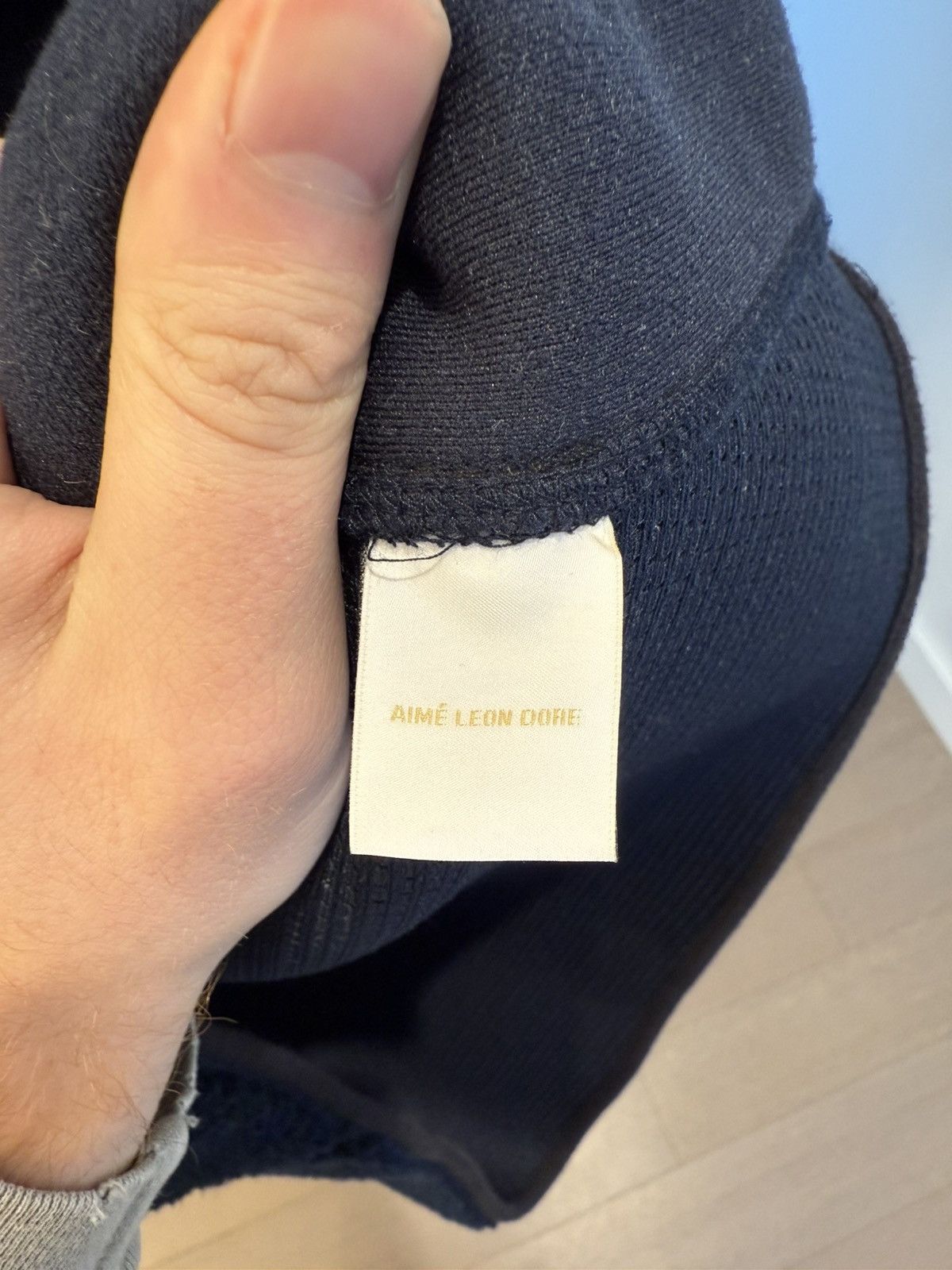 Aime Leon Dore Aime Leon Dore fleece jacket navy blue size large Size US L / EU 52-54 / 3 - 3 Thumbnail