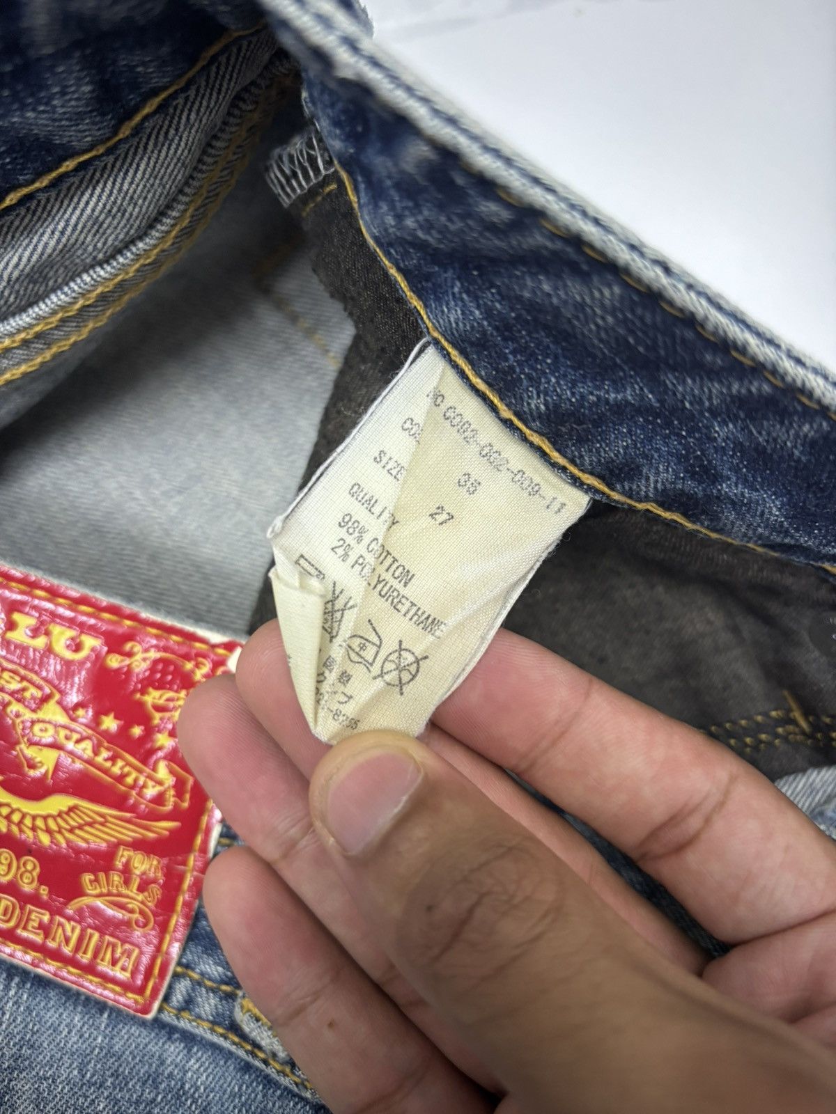 Hysteric Glamour × If Six Was Nine × Japanese Brand Vintage Co&Lu CocoLulu Embroidery Slim Fit Distressed Denim Size 32" / US 10 / IT 46 - 11 Thumbnail
