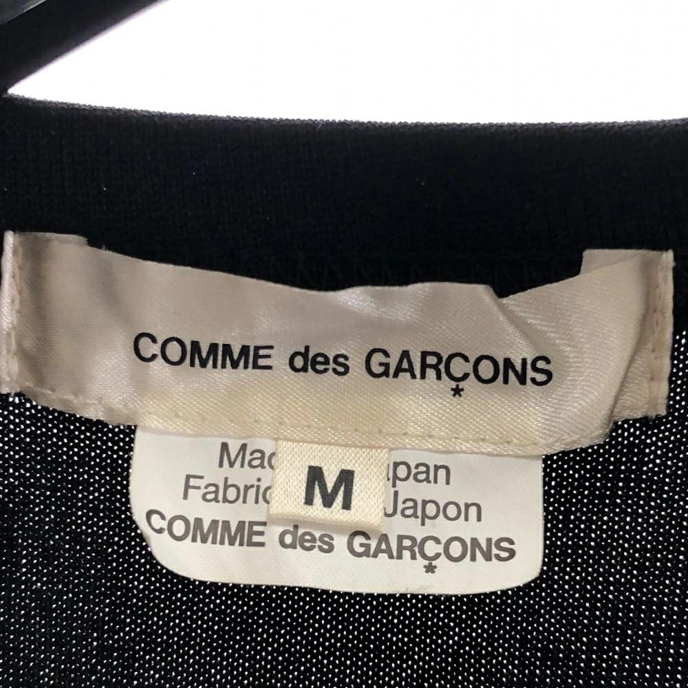 Comme des Garcons T-Shirt Long Sleeve Cut/ Sew Plain Balloon Hem Pattern Black Size US M / EU 48-50 / 2 - 8 Thumbnail