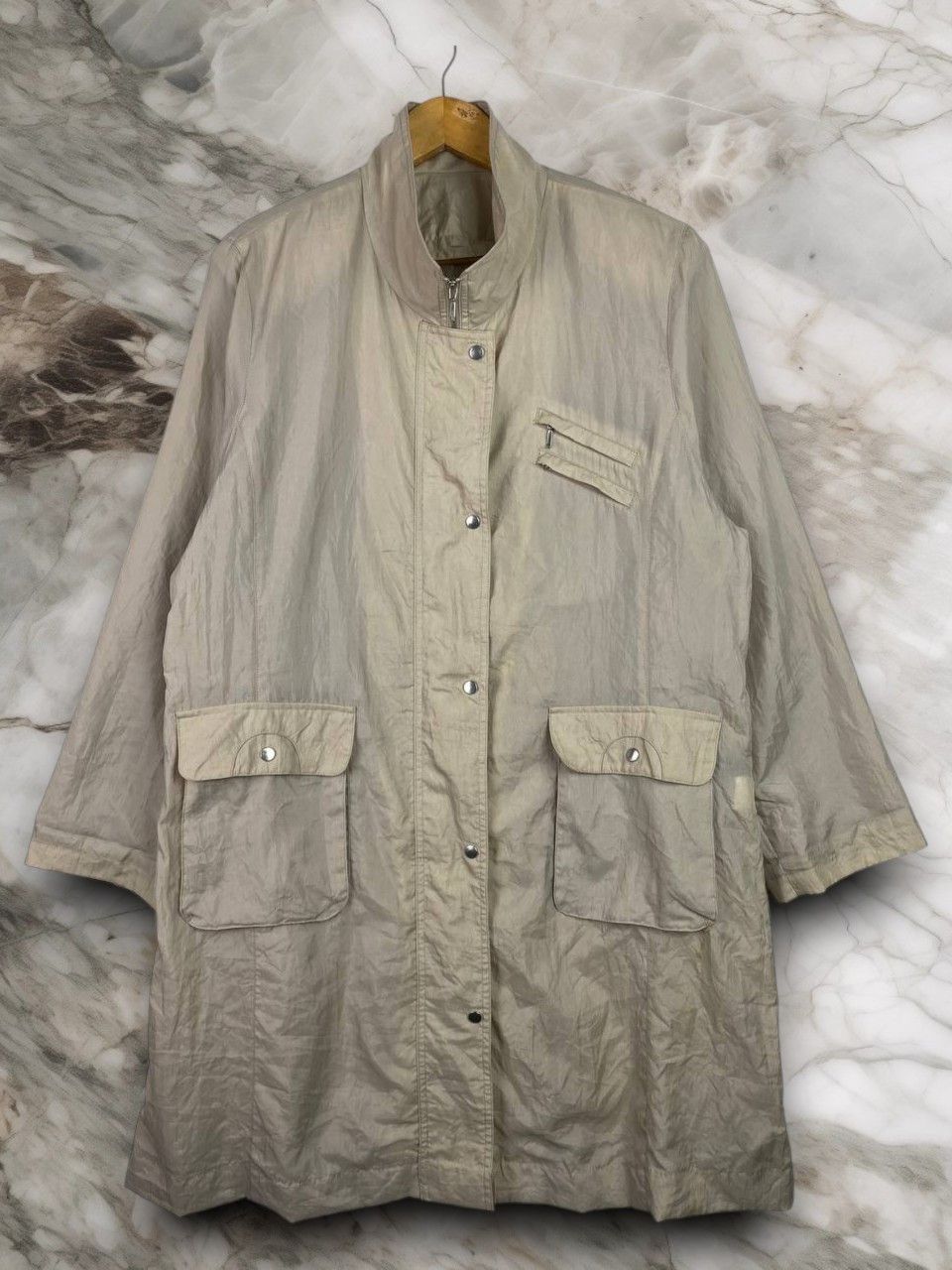 Japanese Brand vintage japanese brand light long jacket nice design Size US L / EU 52-54 / 3 - 1 Thumbnail