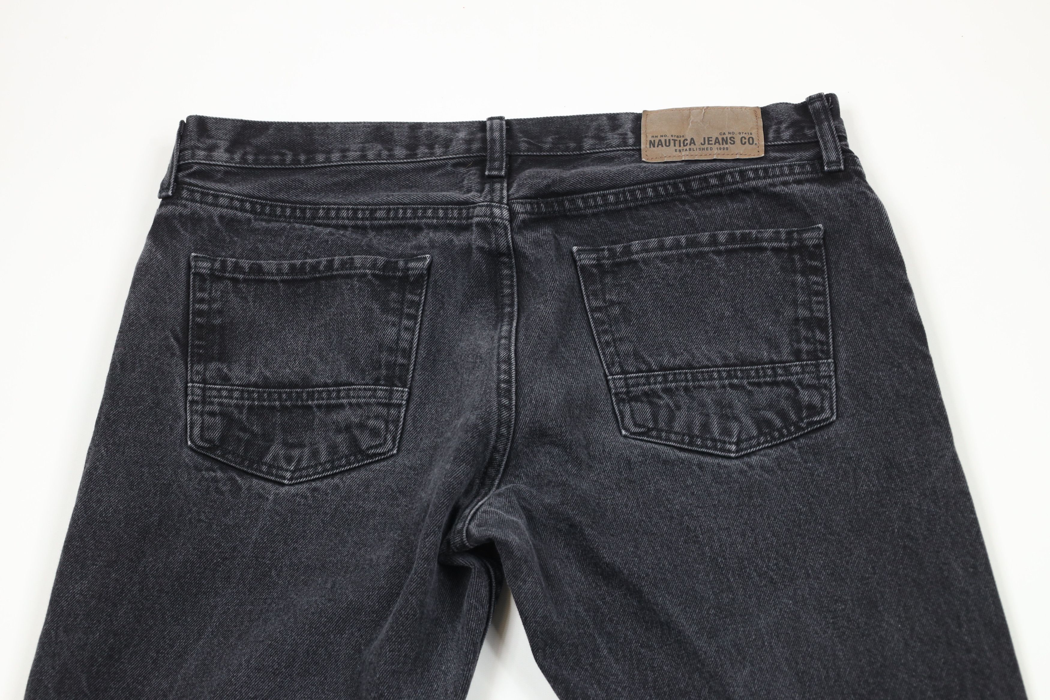 Nautica × Vintage Vintage Y2K Nautica Relaxed Fit Denim Jeans Black Cotton Size US 36 / EU 52 - 12 Thumbnail