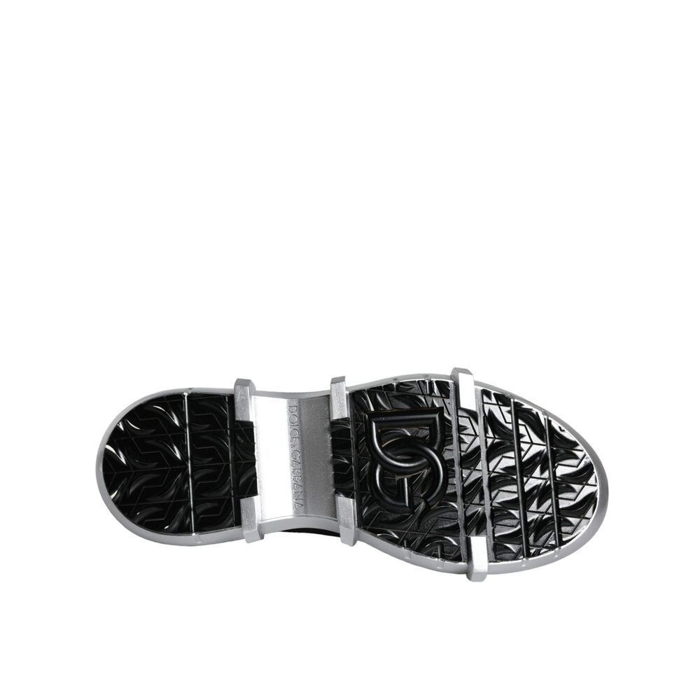 Dolce & Gabbana Dolce & Gabbana Black Nylon Galileo High Top Sneakers Shoes Size US 11 / EU 44 - 7 Thumbnail