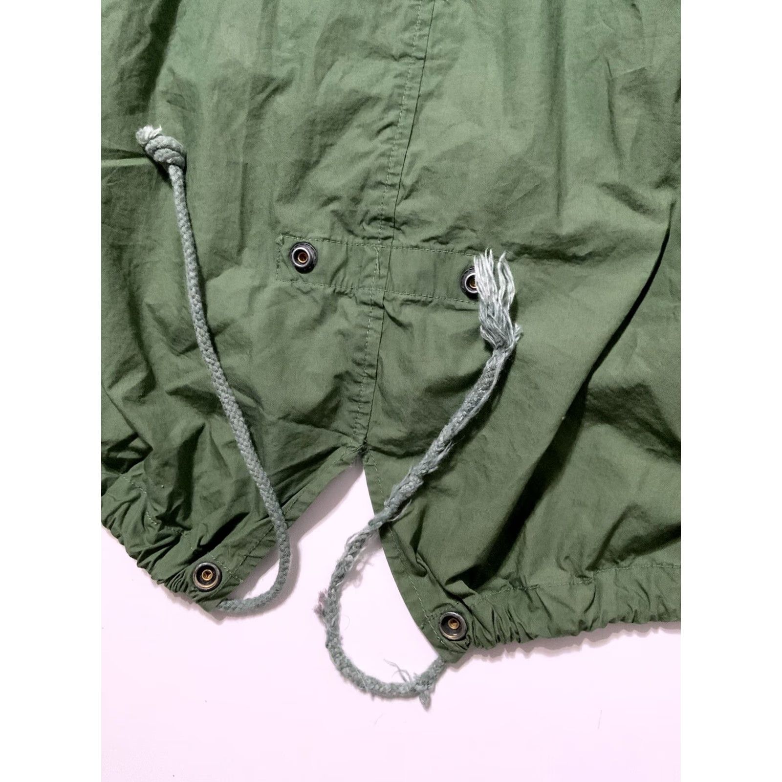 DENHAM VINTAGE Denham Fjord Style Military Fishtail Recut Parka Twill Jacket Mens M Green Size US 31 - 6 Thumbnail