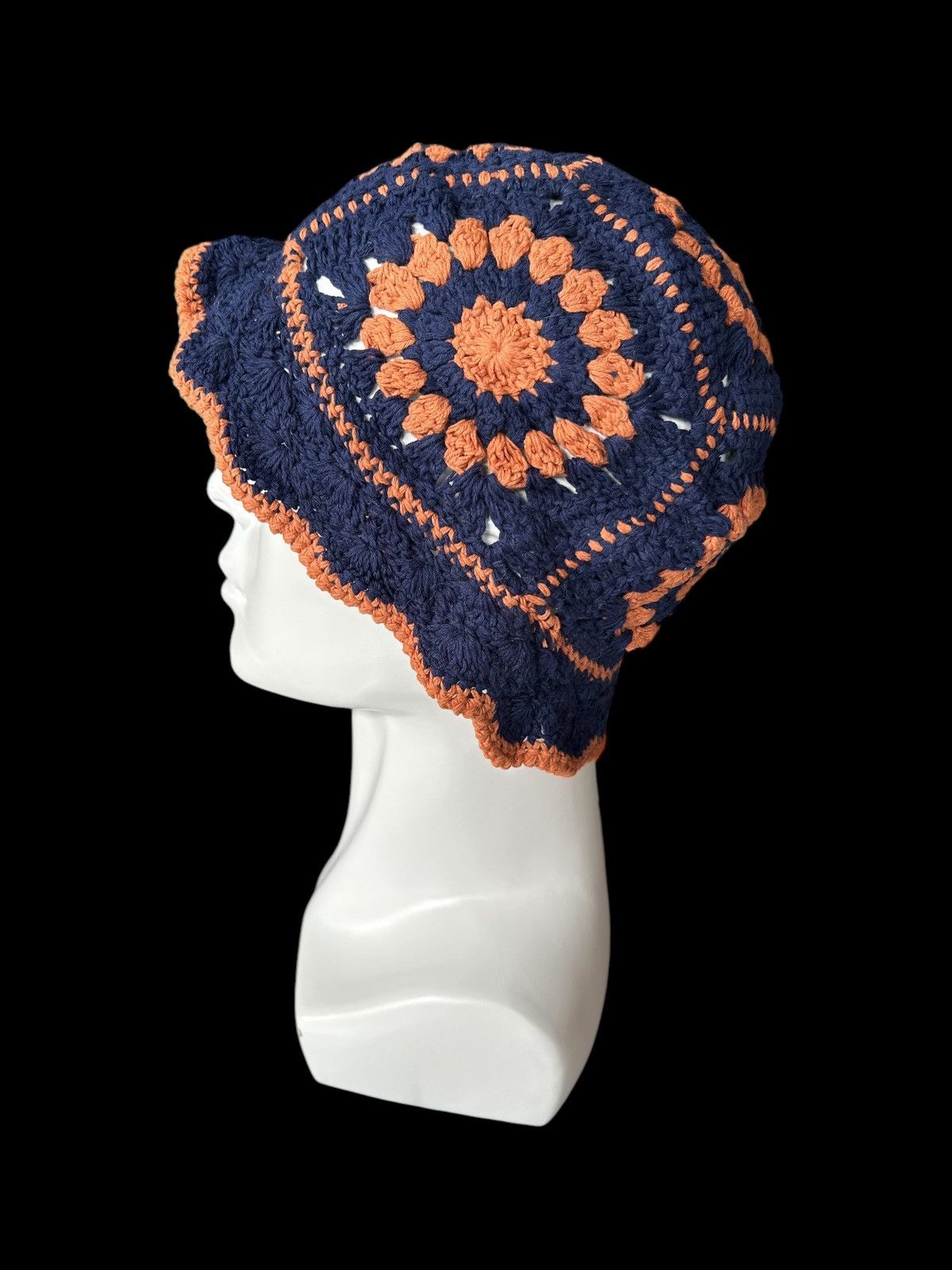 Japanese Brand × Kapital × Vintage Crochet Knitted Handmade Bucket Hats ☠️☠️ Size ONE SIZE - 1 Thumbnail