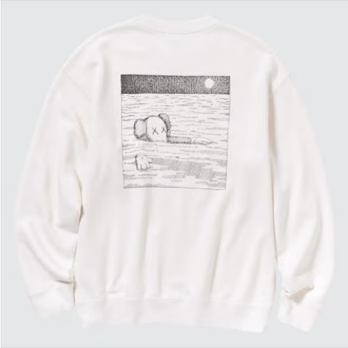 Japanese Brand Uniqlo X KAWS LONG SLEEVE SWEATSHIRT Size US XXL / EU 58 / 5 - 3 Thumbnail
