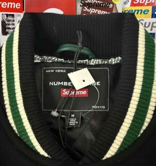 Number (N)ine × Supreme supreme x number nine varsity jacket Size US M / EU 48-50 / 2 - 4 Thumbnail