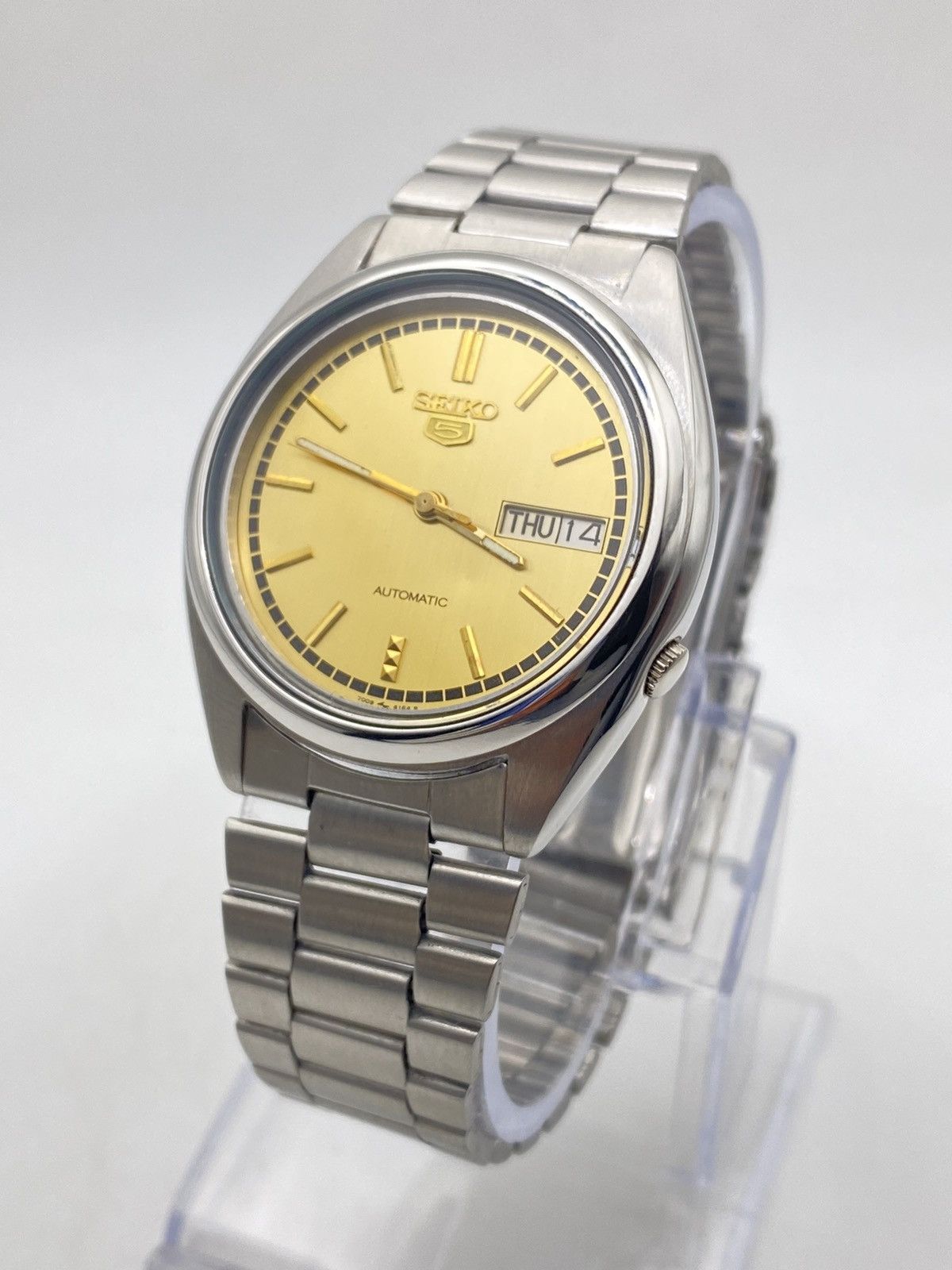 Jewelry Seiko 5 Automatic 7009 Men’s Vintage Watch Size 36 - 3 Thumbnail