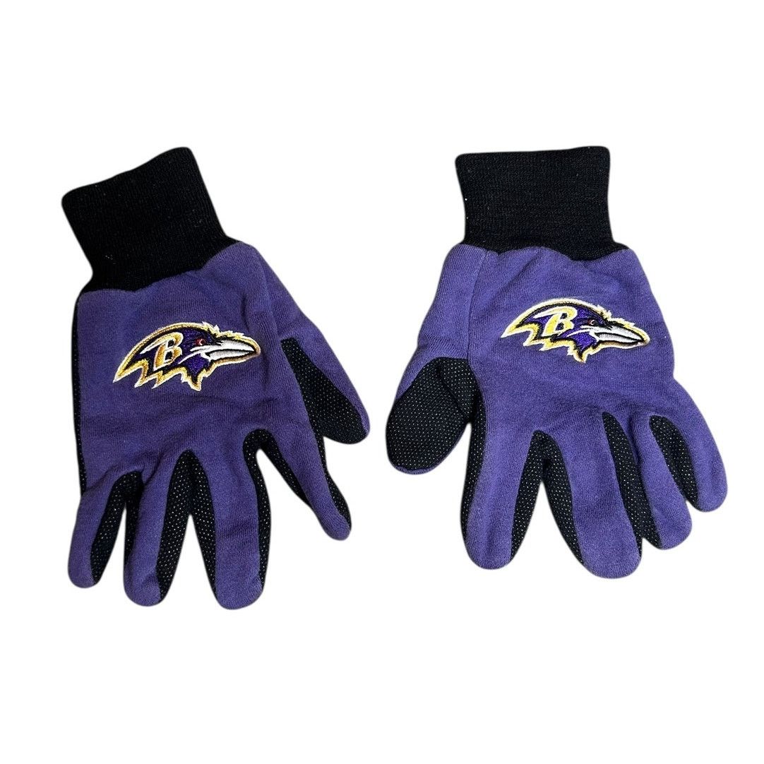 NFL × Vintage Baltimore Ravens NFL Sport Utility Gloves Size ONE SIZE - 1 Thumbnail