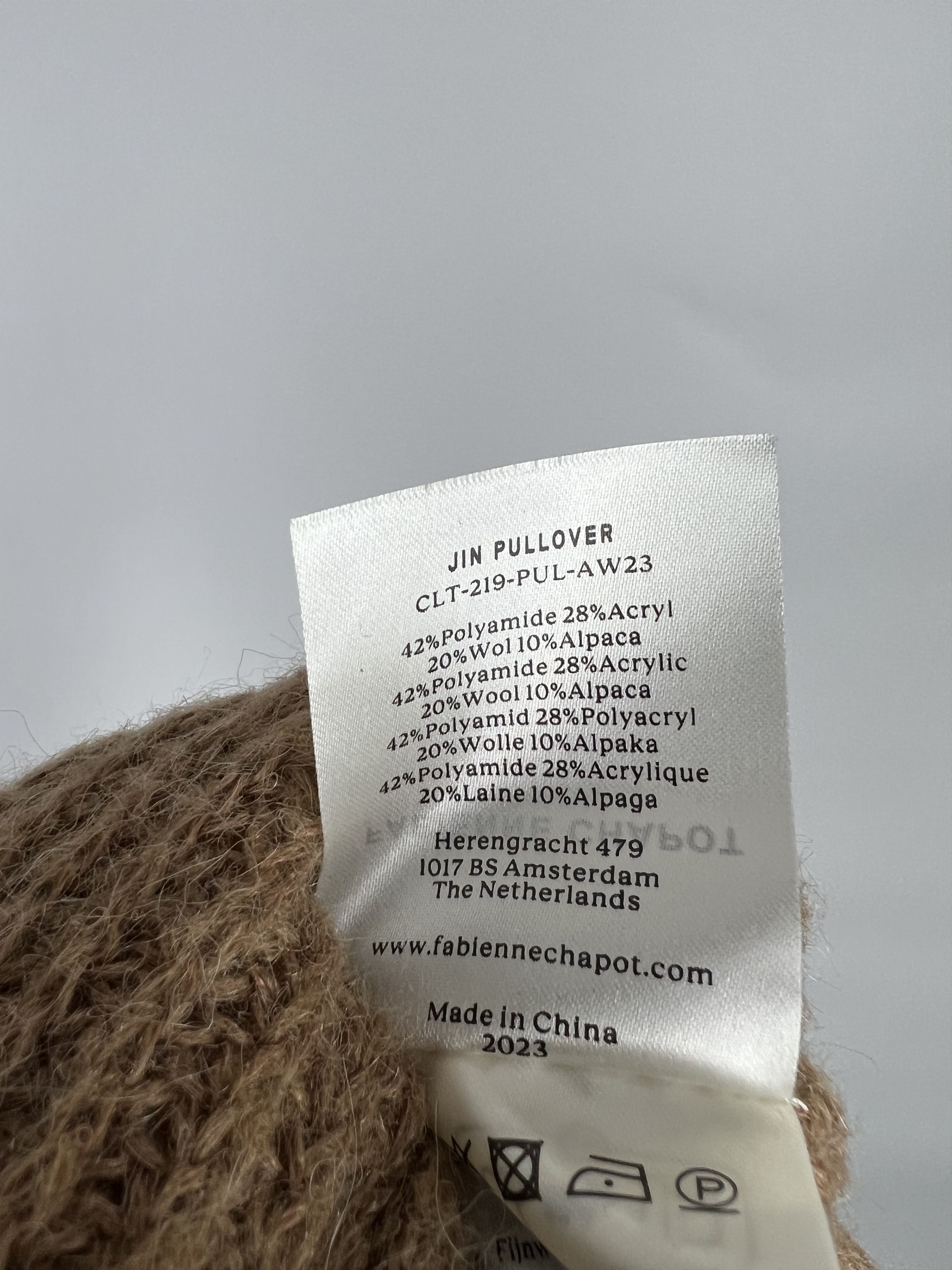 Designer Fabienne Chapot Wool Alpaca Turtleneck Sweater Size M Size M / US 6-8 / IT 42-44 - 13 Thumbnail