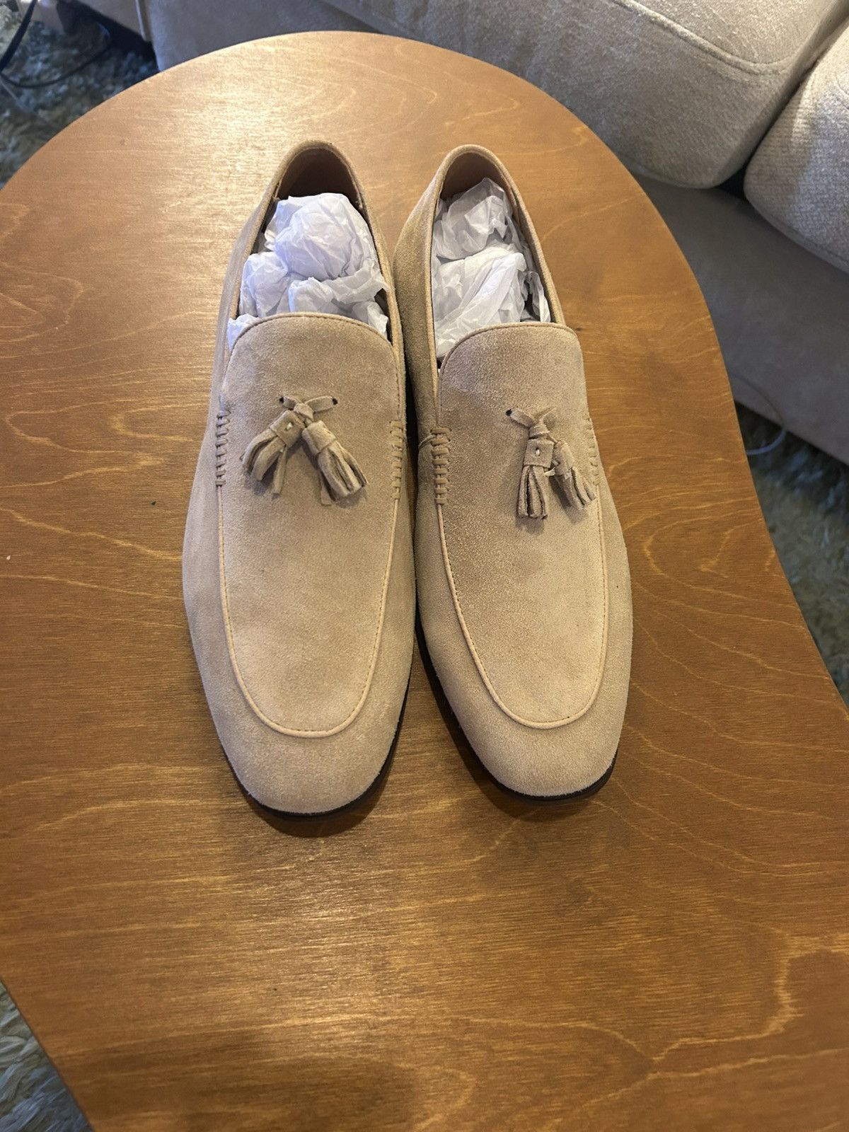 Steve Madden Steve Madden Ondre Sand Suede Loafer Size US 9.5 / EU 42-43 - 3 Thumbnail