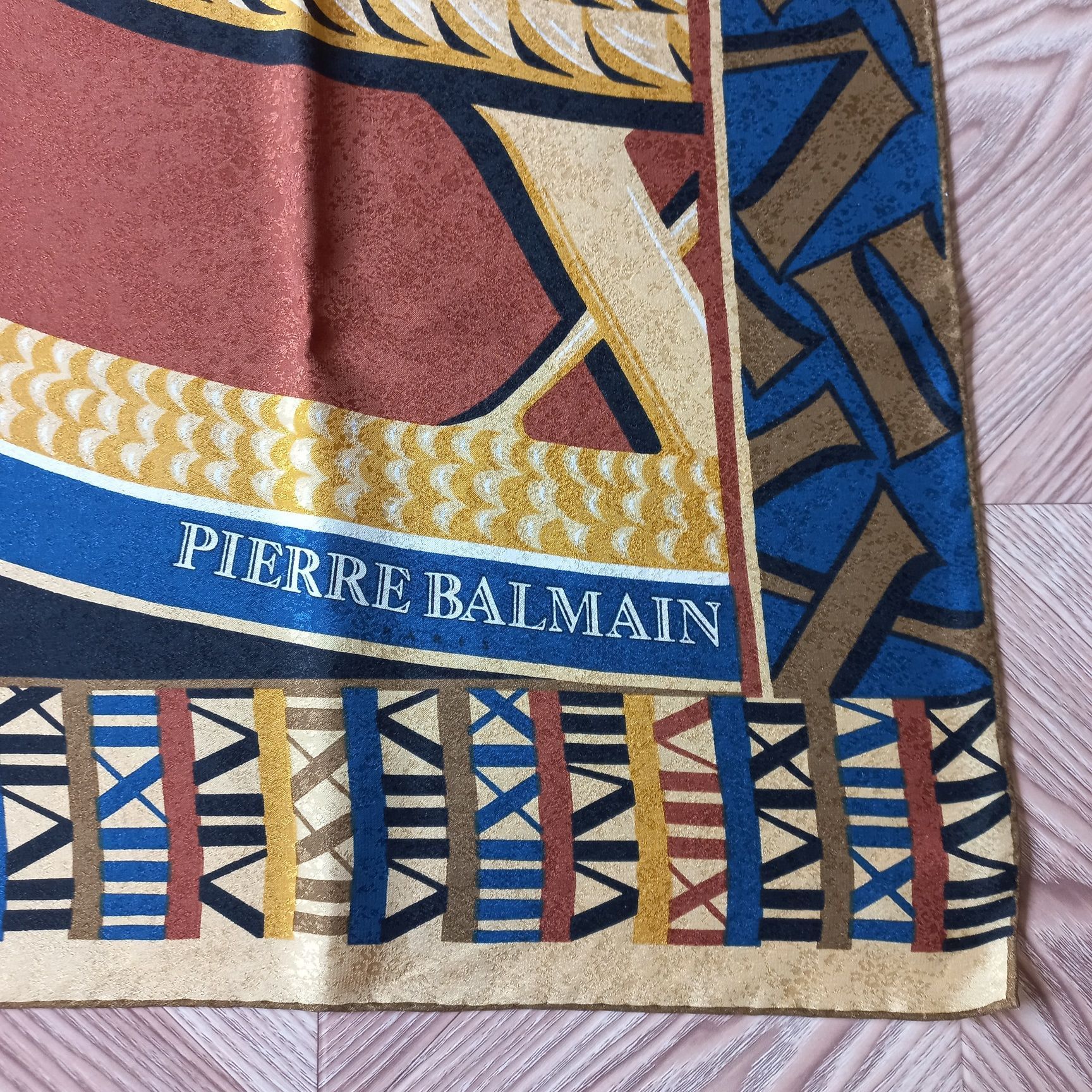 Pierre Balmain Balmain Silk Scarf Size ONE SIZE - 3 Thumbnail
