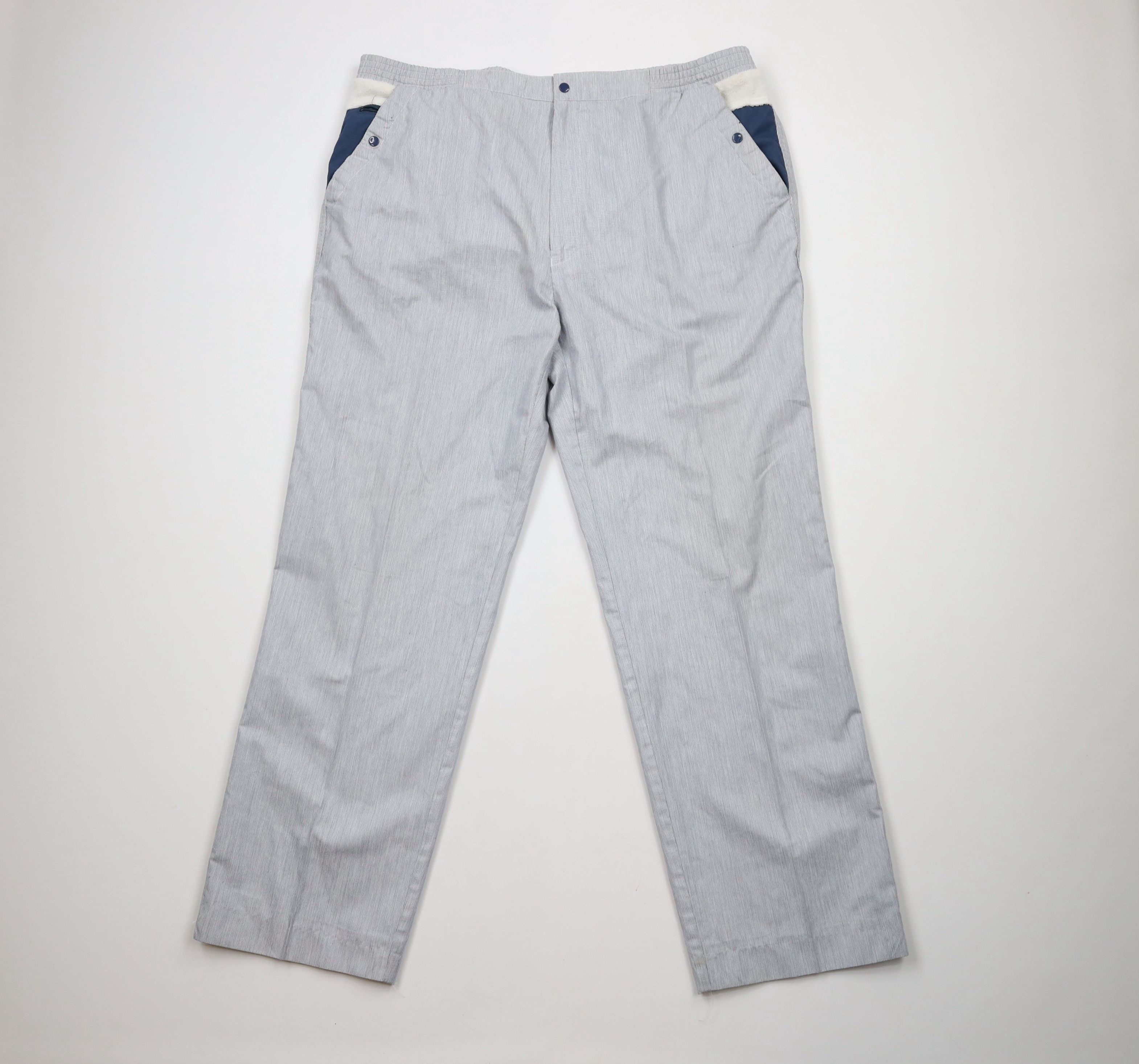 Vintage Vintage 70s Saks Fifth Avenue Wide Leg Tennis Track Pants Size US 38 / EU 54 - 1 Thumbnail