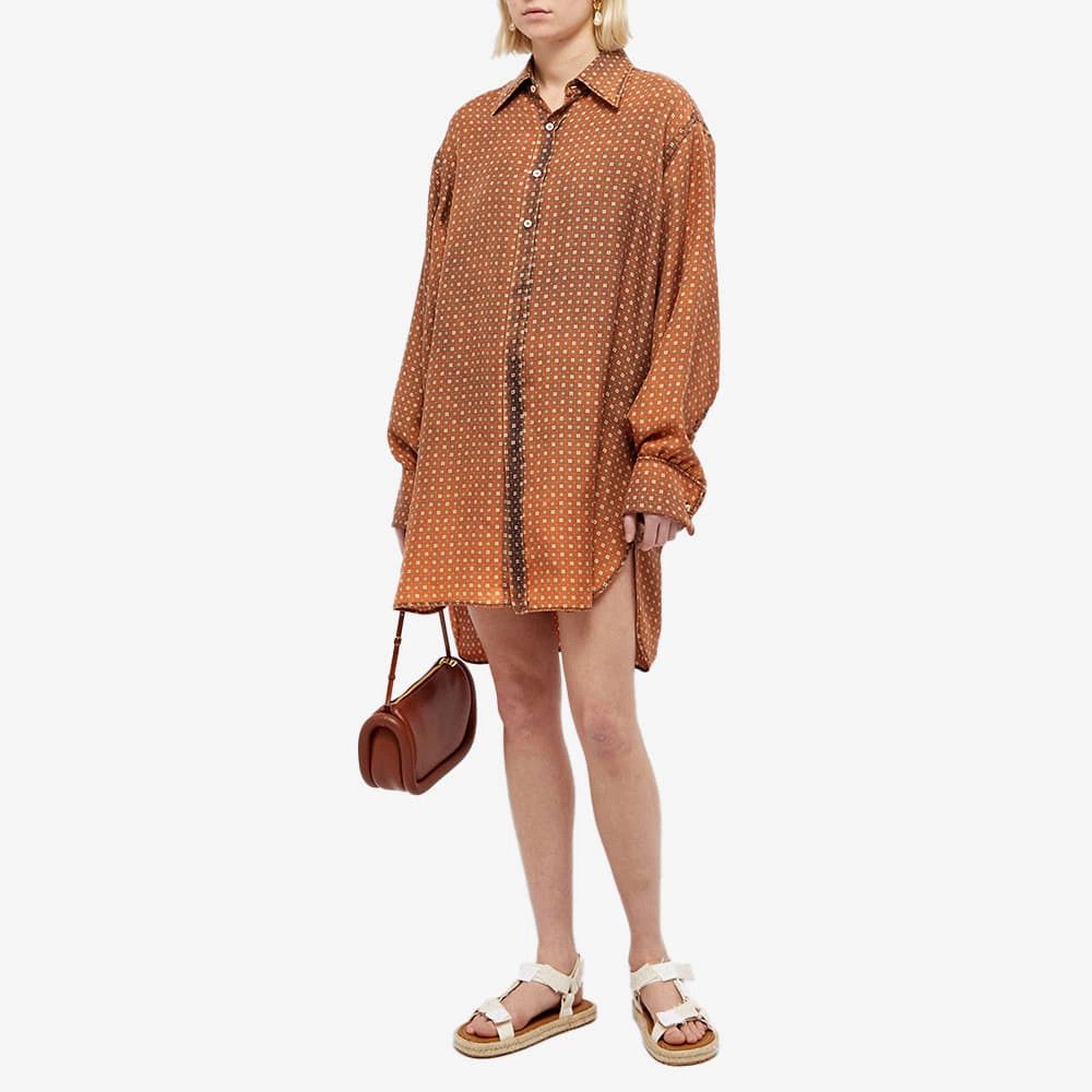 Maison Margiela o1y0625 Patterned Shirt in Tan Size M / US 6-8 / IT 42-44 - 5 Thumbnail