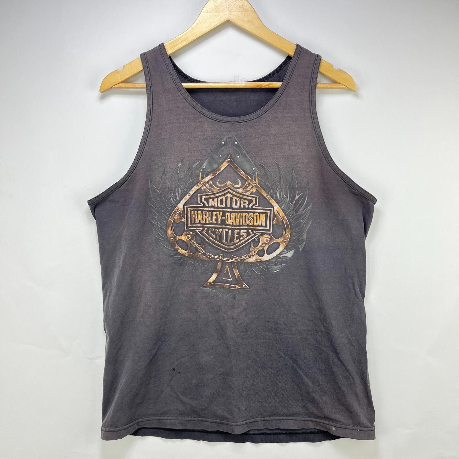 Vintage Harley-Davidson Sun Faded Eagle Tank Top Large Shirt