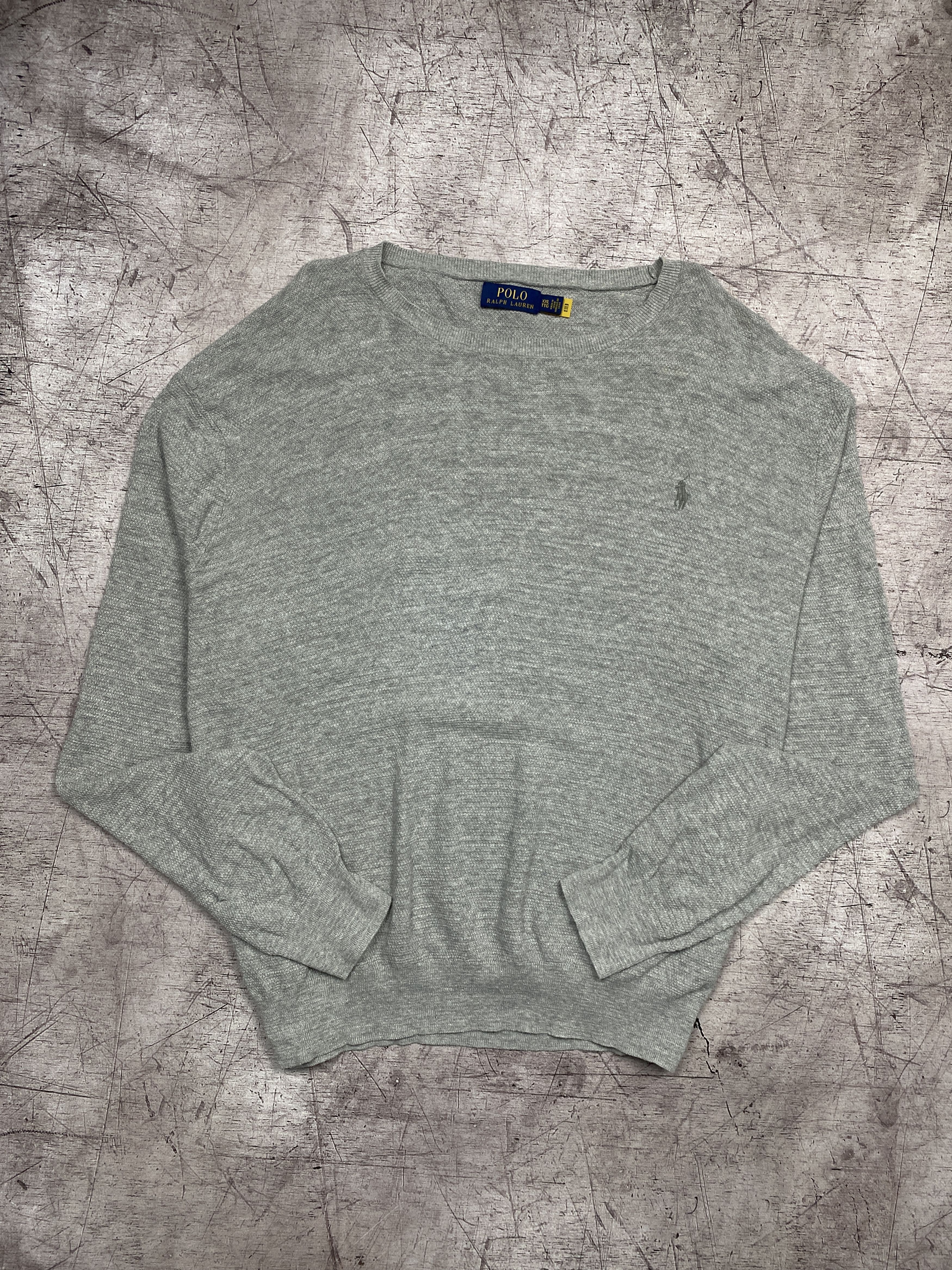 Polo Ralph Lauren × Ralph Lauren Polo Ralph Lauren Mens Linen + Cotton Knit Sweater Size US XXL / EU 58 / 5 - 1 Thumbnail