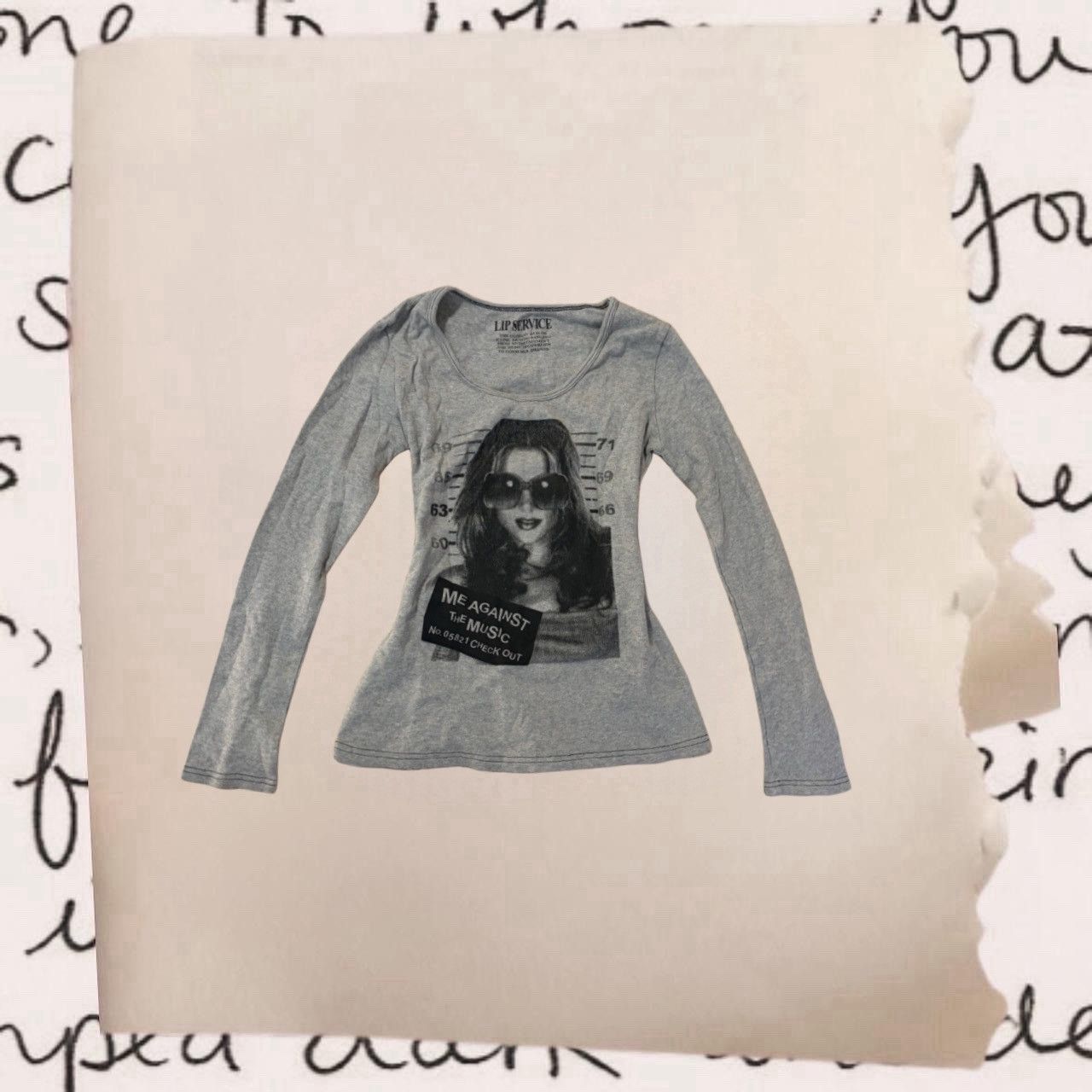 Lip Service lip service ‘me against the music’ graphic long sleeve Size S / US 4 / IT 40 - 1 Thumbnail