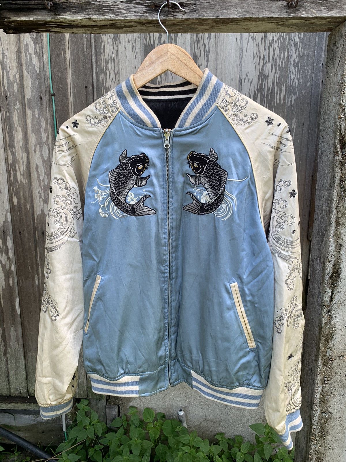 Japanese Brand Karakuri Tamashi Embroidery Sukajan Jacket Size US M / EU 48-50 / 2 - 1 Thumbnail