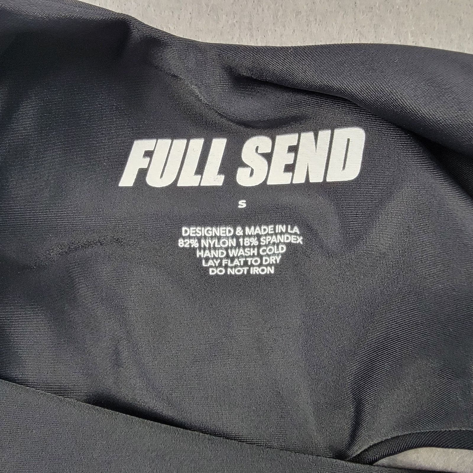Full Send Full Send Women's One Piece Black Swimsuit - Size S (244) Size S / US 4 / IT 40 - 2 Thumbnail
