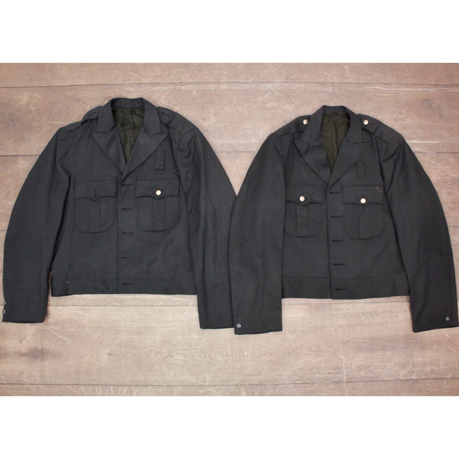 Vintage VINTAGE Mens Police Uniform Jacket Lot AS IS Navy Blue 60s 70s Work Jacket Size M 7 Pieces Mens Size US M / EU 48-50 / 2 - 4 Thumbnail