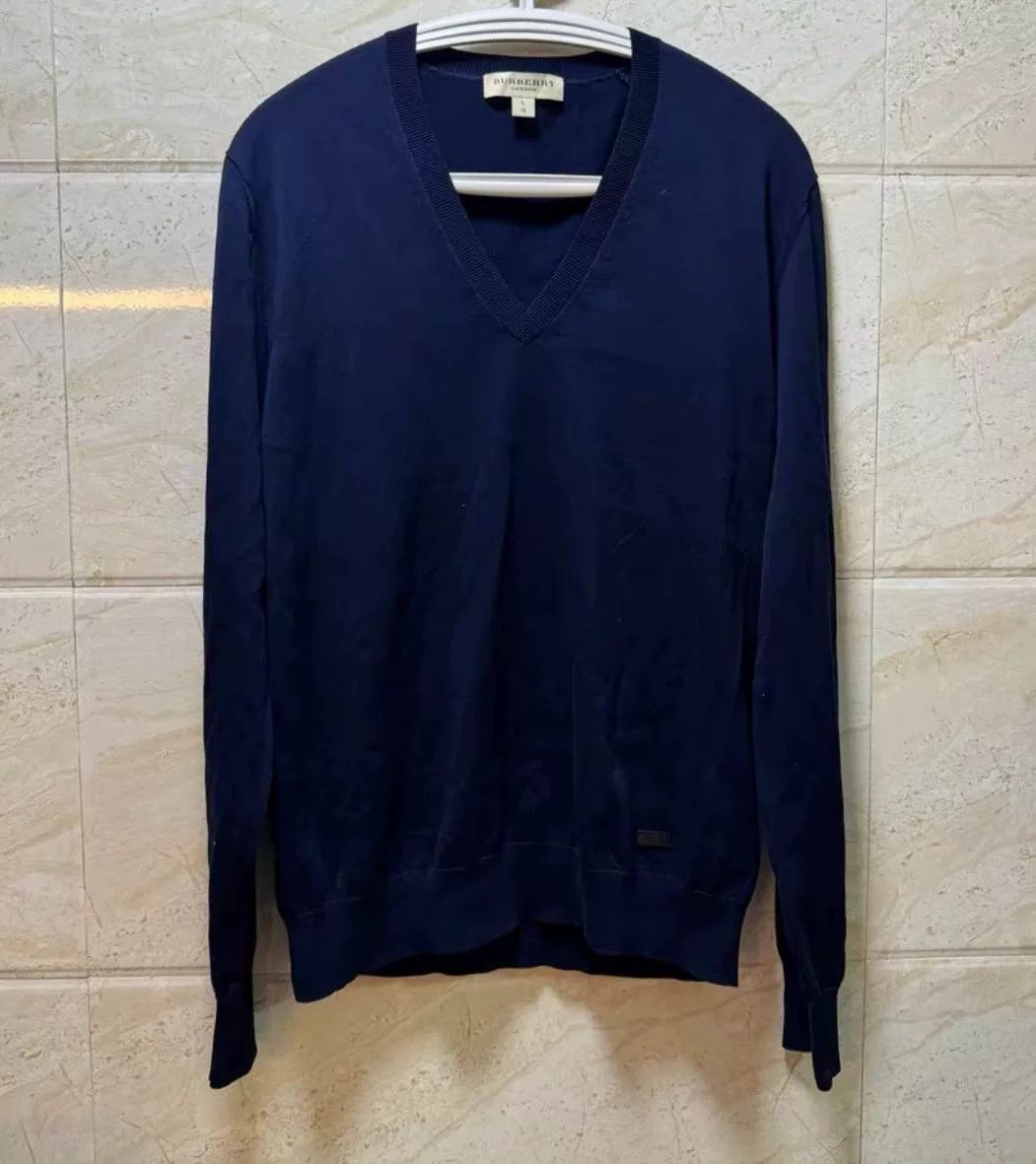 Burberry Burberry Knitwear with Hem Logo Size US L / EU 52-54 / 3 - 1 Thumbnail
