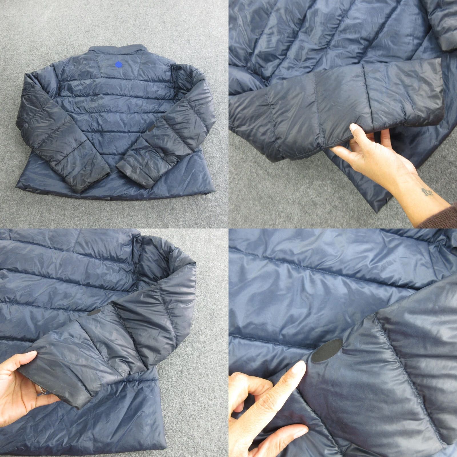 Vintage Stio Down Puffer Jacket Womens XS Blue Quilted Full Zip Collared Warm Insulated Size XS / US 0-2 / IT 36-38 - 8 Thumbnail