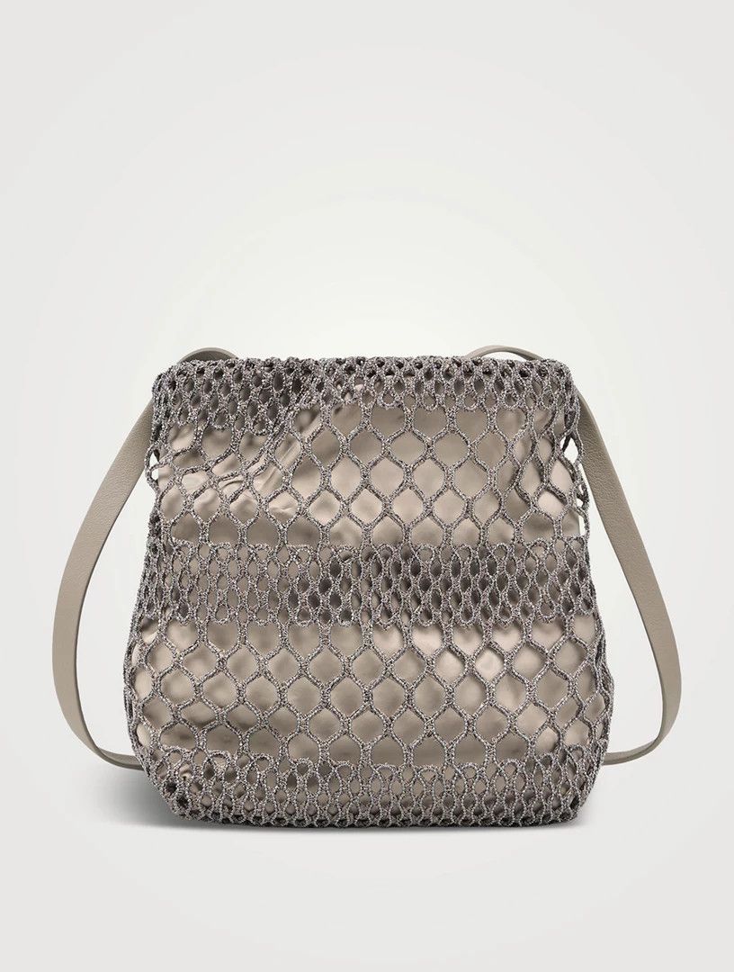 Brunello Cucinelli o1la1rc1a0425 Size: OS/Shoulder Strap Bag in Beige Size ONE SIZE - 3 Thumbnail
