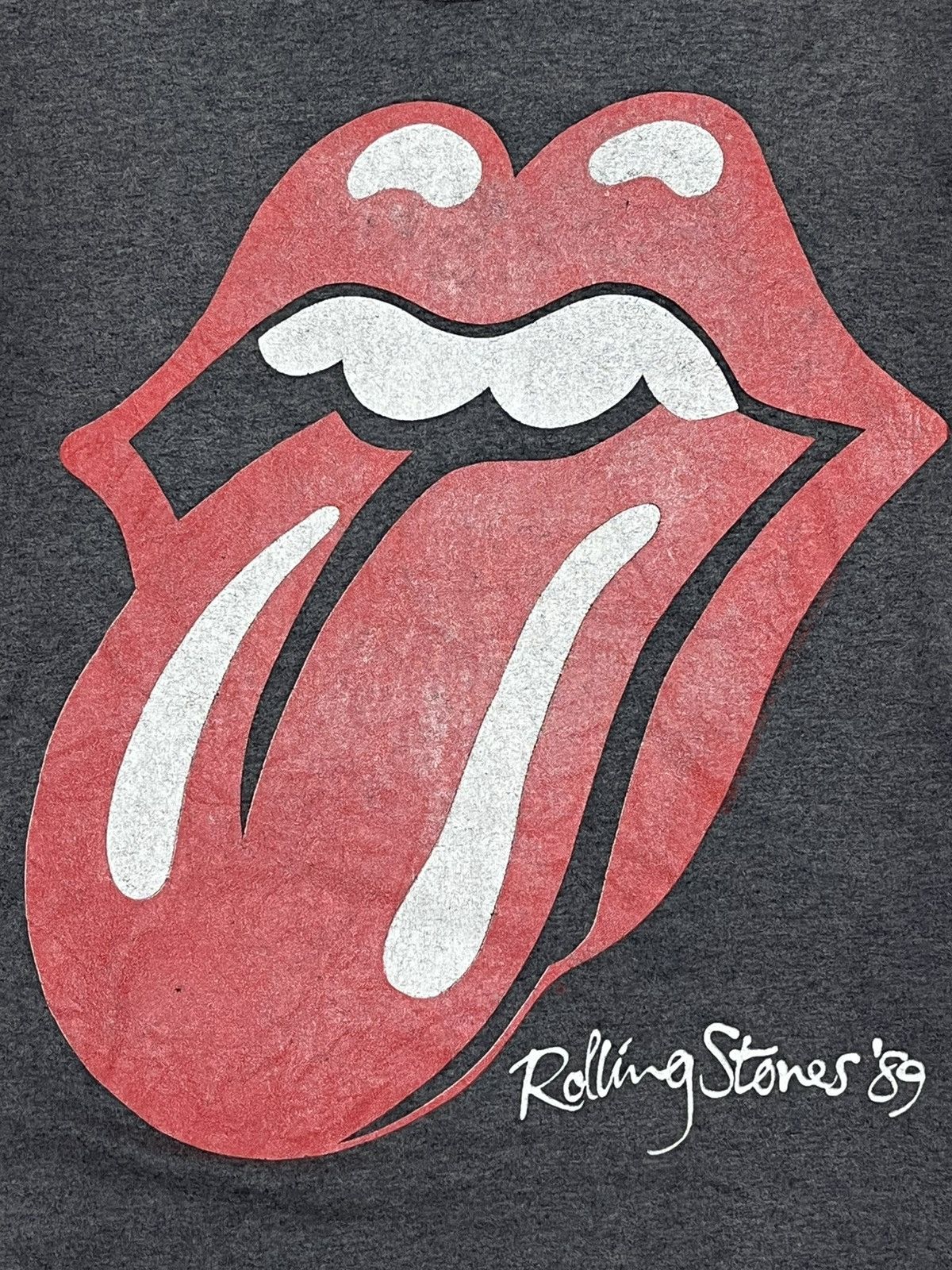Vintage Vintage 80s Rolling Stones 'The North America Tour 1989' Size US L / EU 52-54 / 3 - 3 Thumbnail