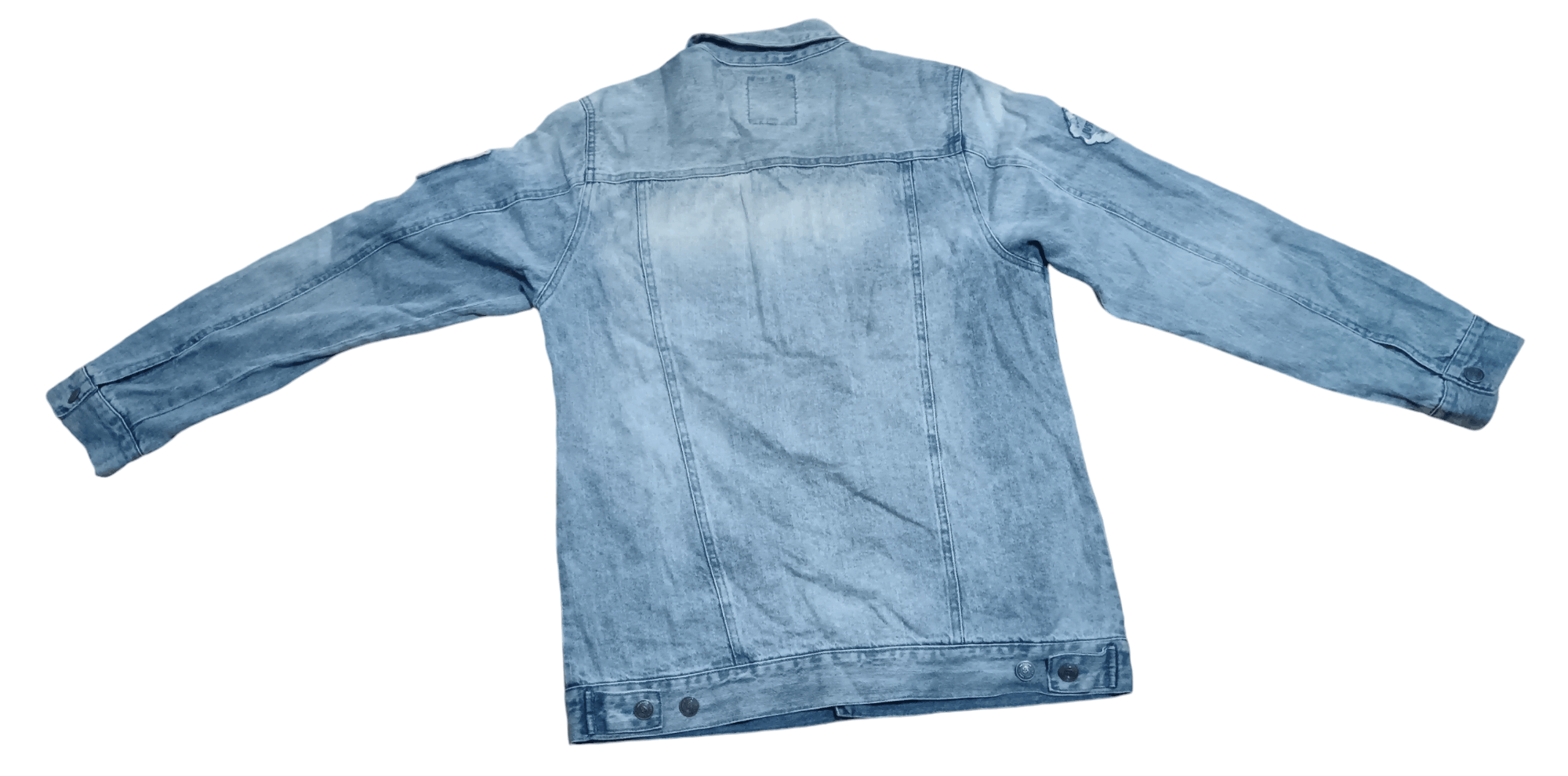 Japanese Brand GROWTH BY GRAILED SEASONED DENIM JACKET Size US L / EU 52-54 / 3 - 6 Thumbnail