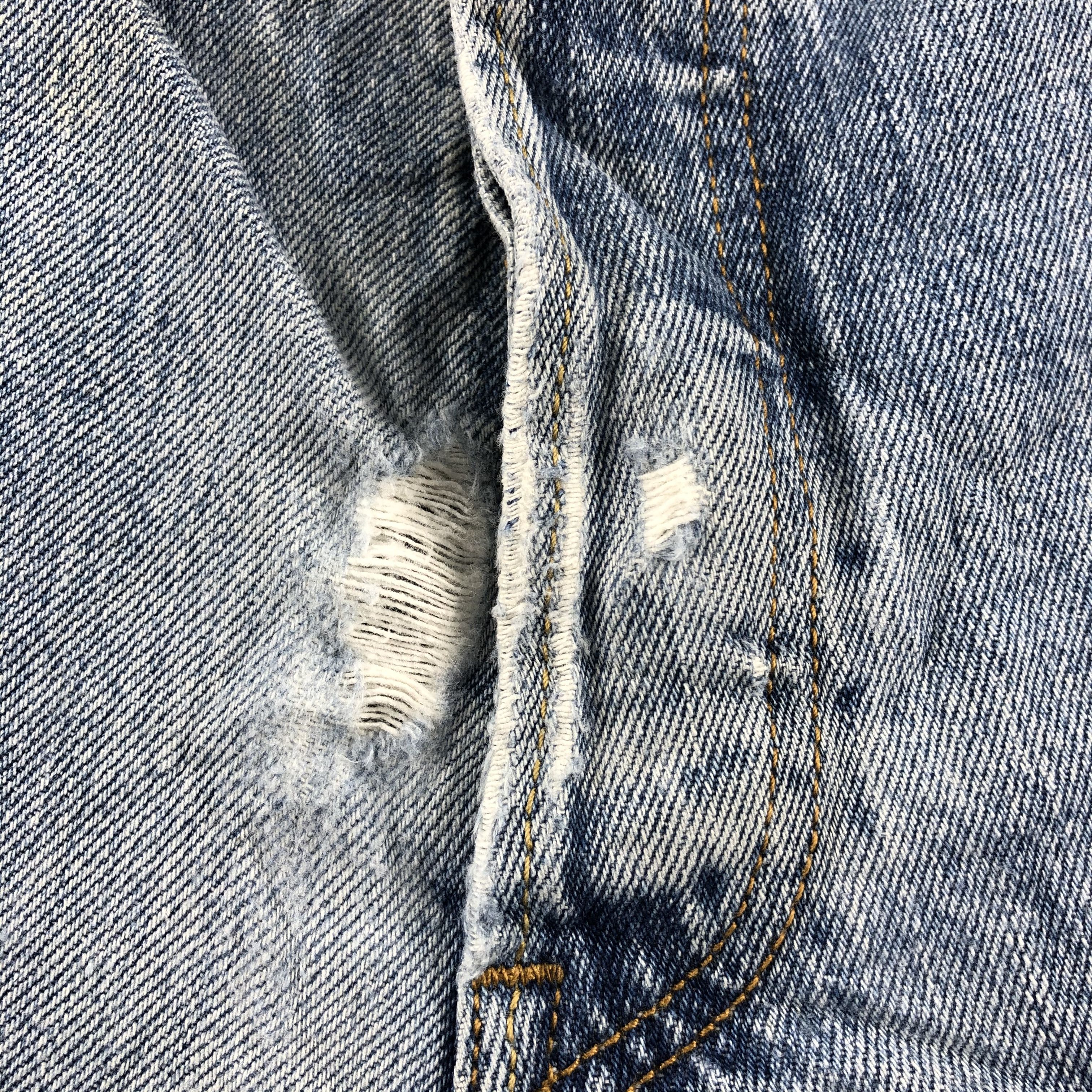 Levi's Vintage Blue Wash Levis 501 Jeans-J2440 Size US 33 - 9 Thumbnail