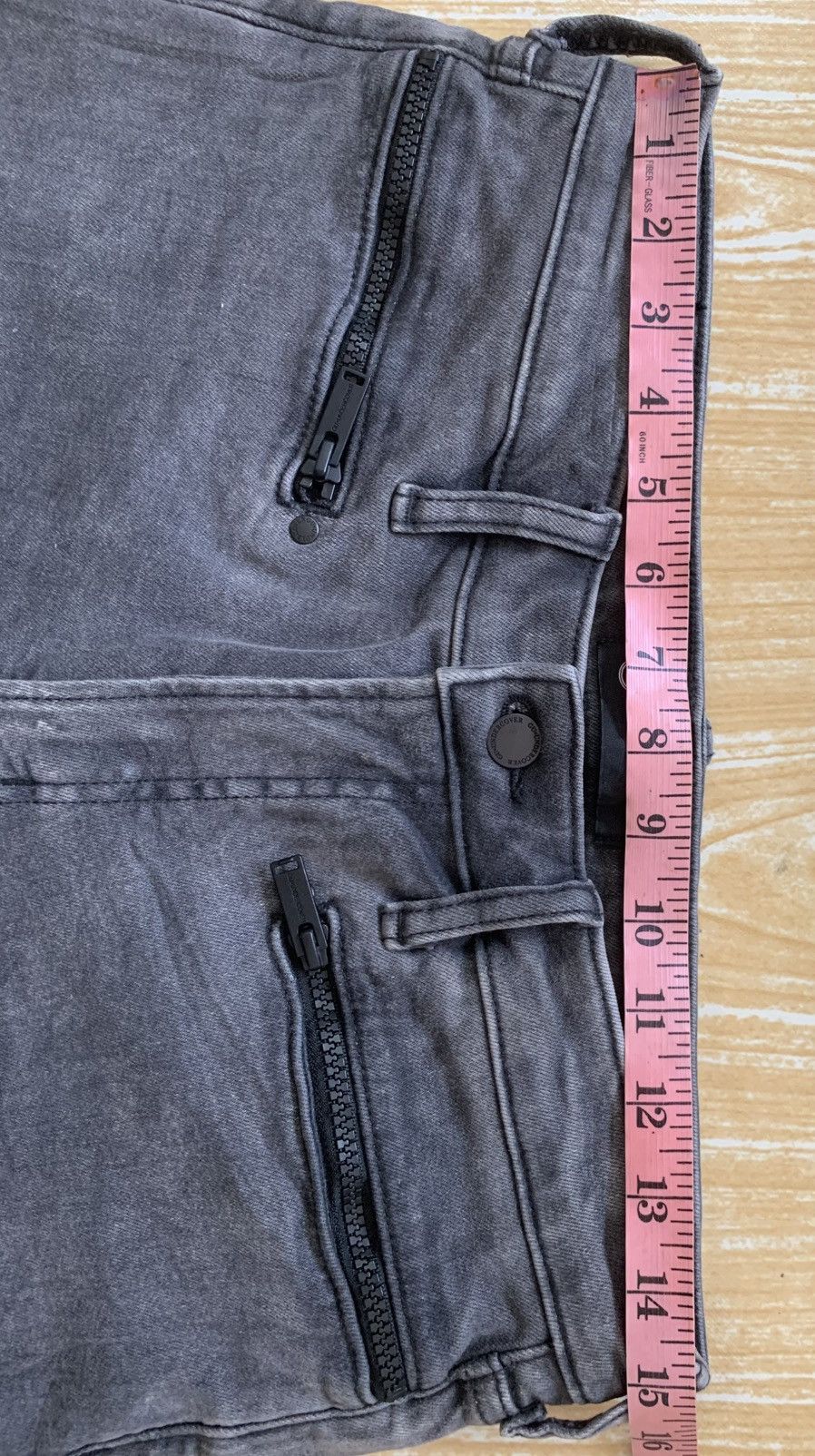 GU Distressed Gu X Undercover Faded Black Stretching Jeans Pant Size US 30 / EU 46 - 24 Thumbnail