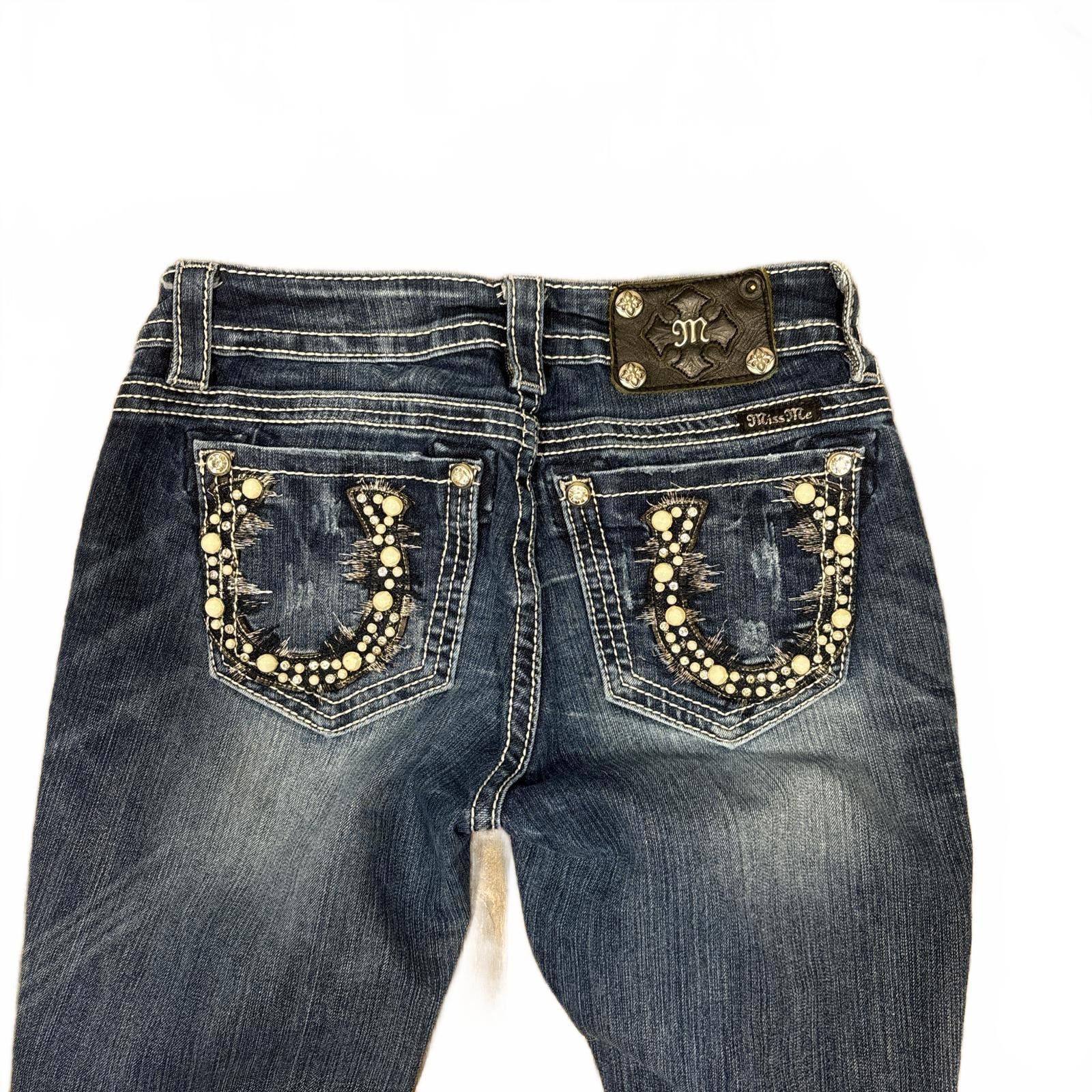 Other y2k miss me distressed studded jeans Size 26" / US 2 / IT 38 - 2 Thumbnail