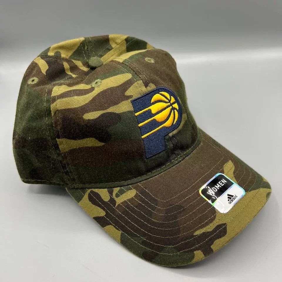 Adidas Indiana Pacers Hat Women Camouflage Adidas Strap Back Cap Size ONE SIZE - 3 Thumbnail