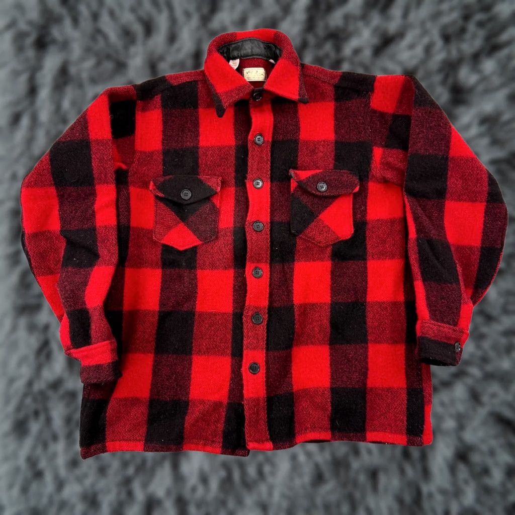 Vintage VINTAGE LL Bean Flannel Shirt Men’s XL Buffalo Plaid 80s Long Sleeve Button Up Size US XL / EU 56 / 4 - 1 Thumbnail