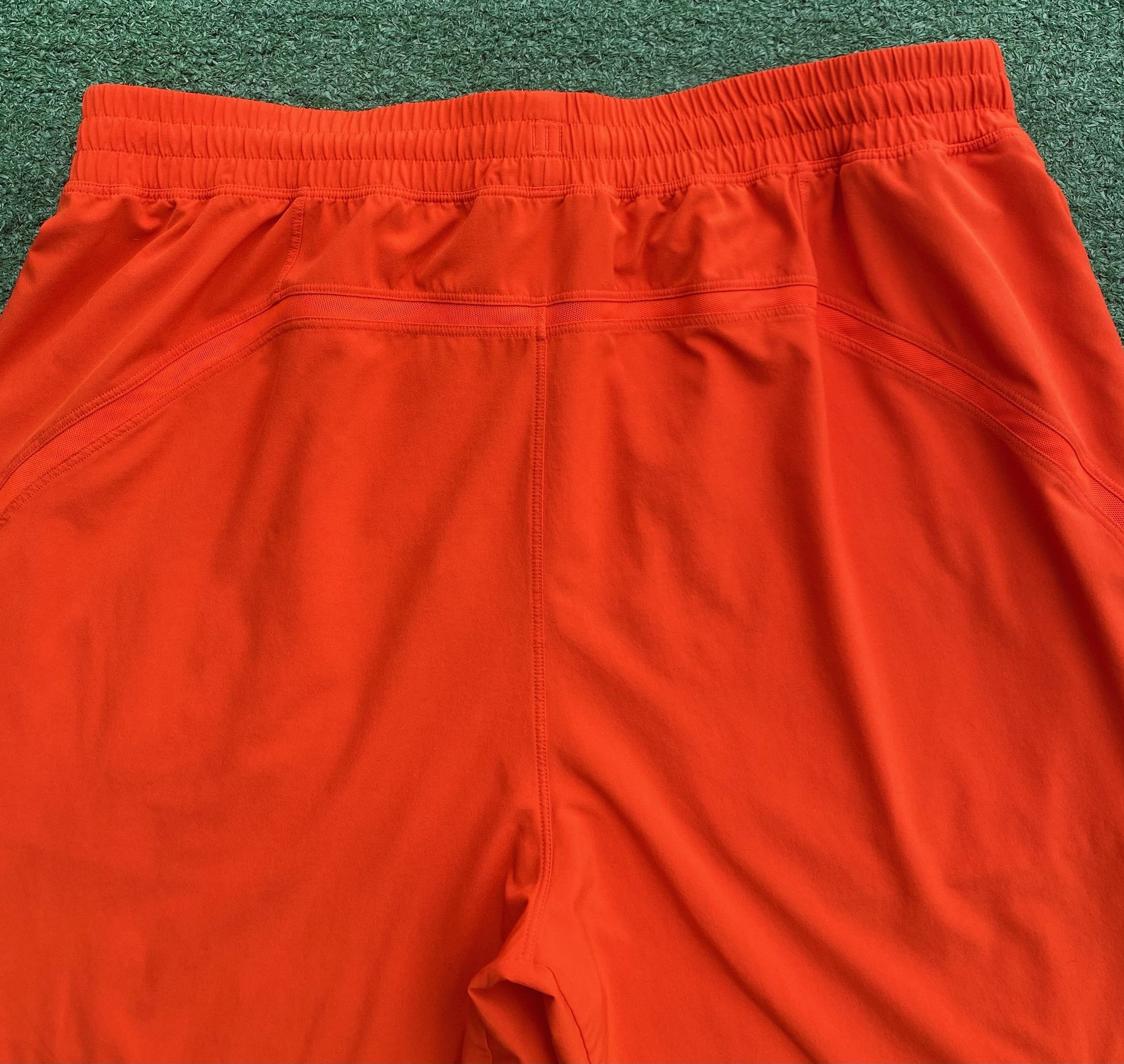 Lululemon Lululemon Pace Breaker Unlined Athletic Shorts Orange XL Size US 40 / EU 56 - 6 Thumbnail