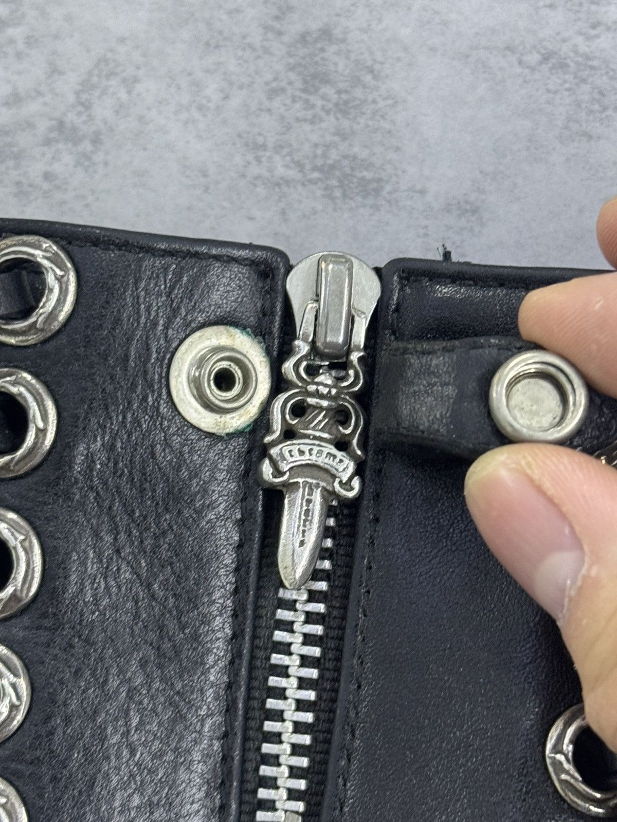 Chrome Hearts Chrome hearts leather bracelet Size ONE SIZE - 13 Thumbnail